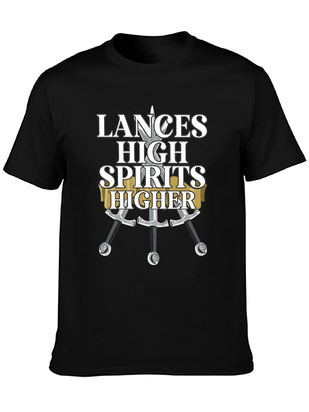 Lances High Spirits Higher Black T-Shirt