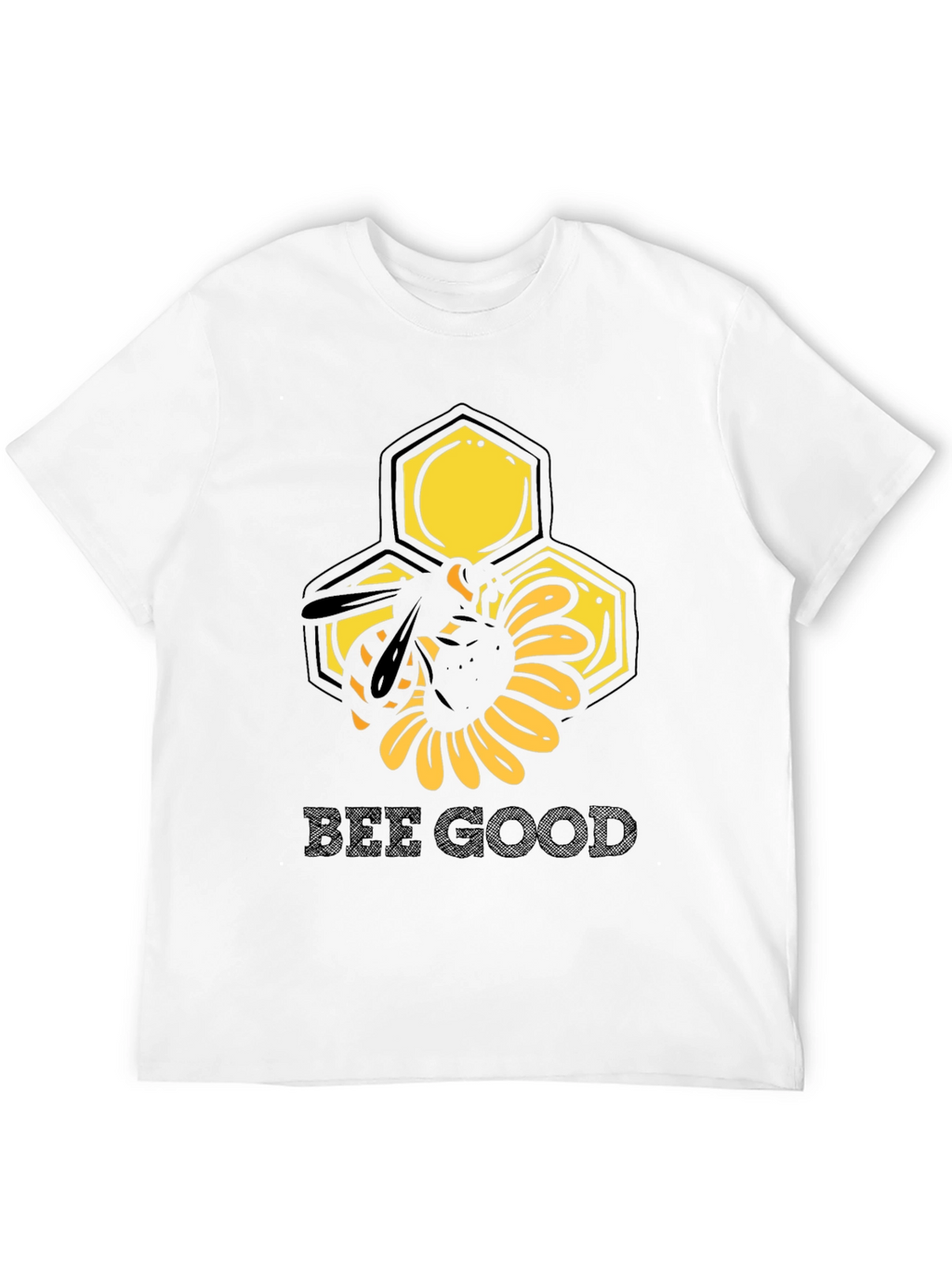 Bee Good Graphic Tee - Black Cotton T-Shirt