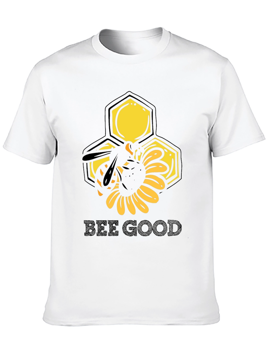 Bee Good Graphic Tee - Black Cotton T-Shirt