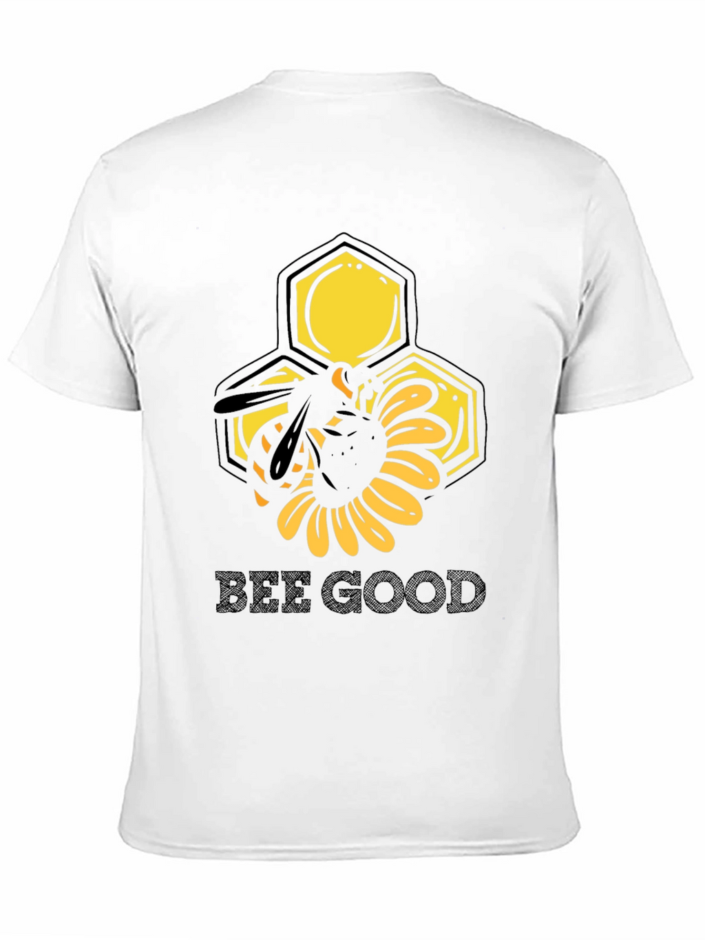 Bee Good Graphic Tee - Black Cotton T-Shirt