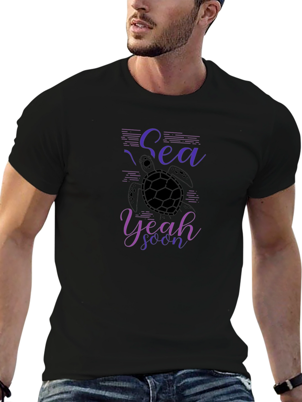 Sea Turtle Graphic Tee - Sea Yeah Soon