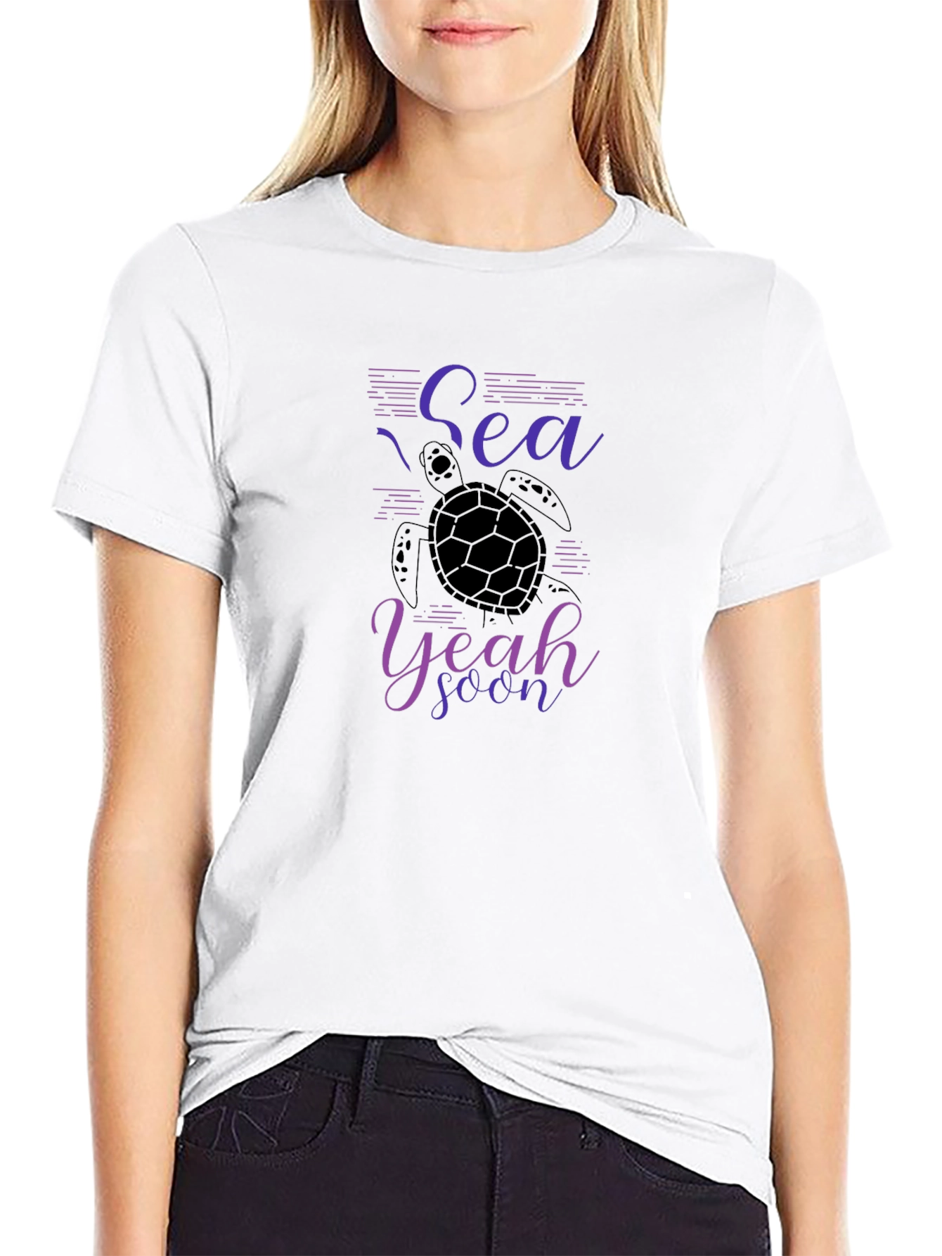 Sea Turtle Graphic Tee - Sea Yeah Soon