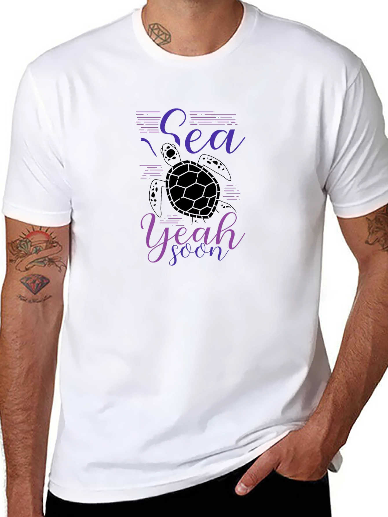 Sea Turtle Graphic Tee - Sea Yeah Soon