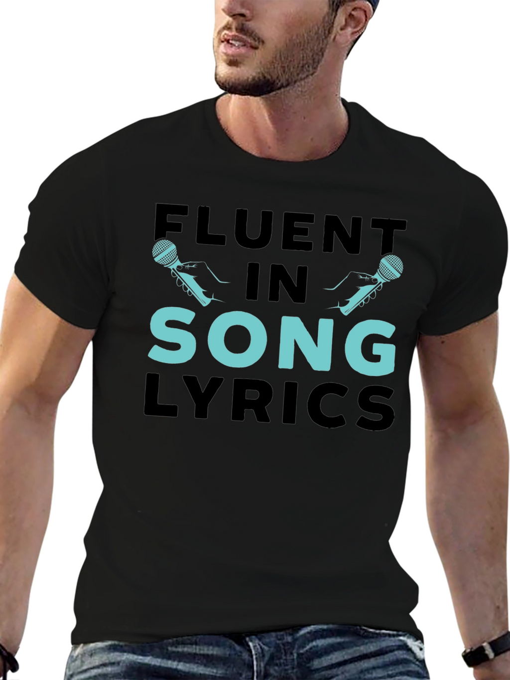 Fluent In Song Lyrics Graphic Tee
