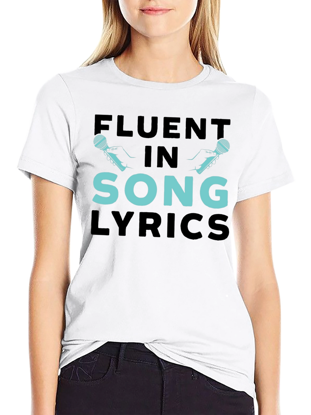 Fluent In Song Lyrics Graphic Tee