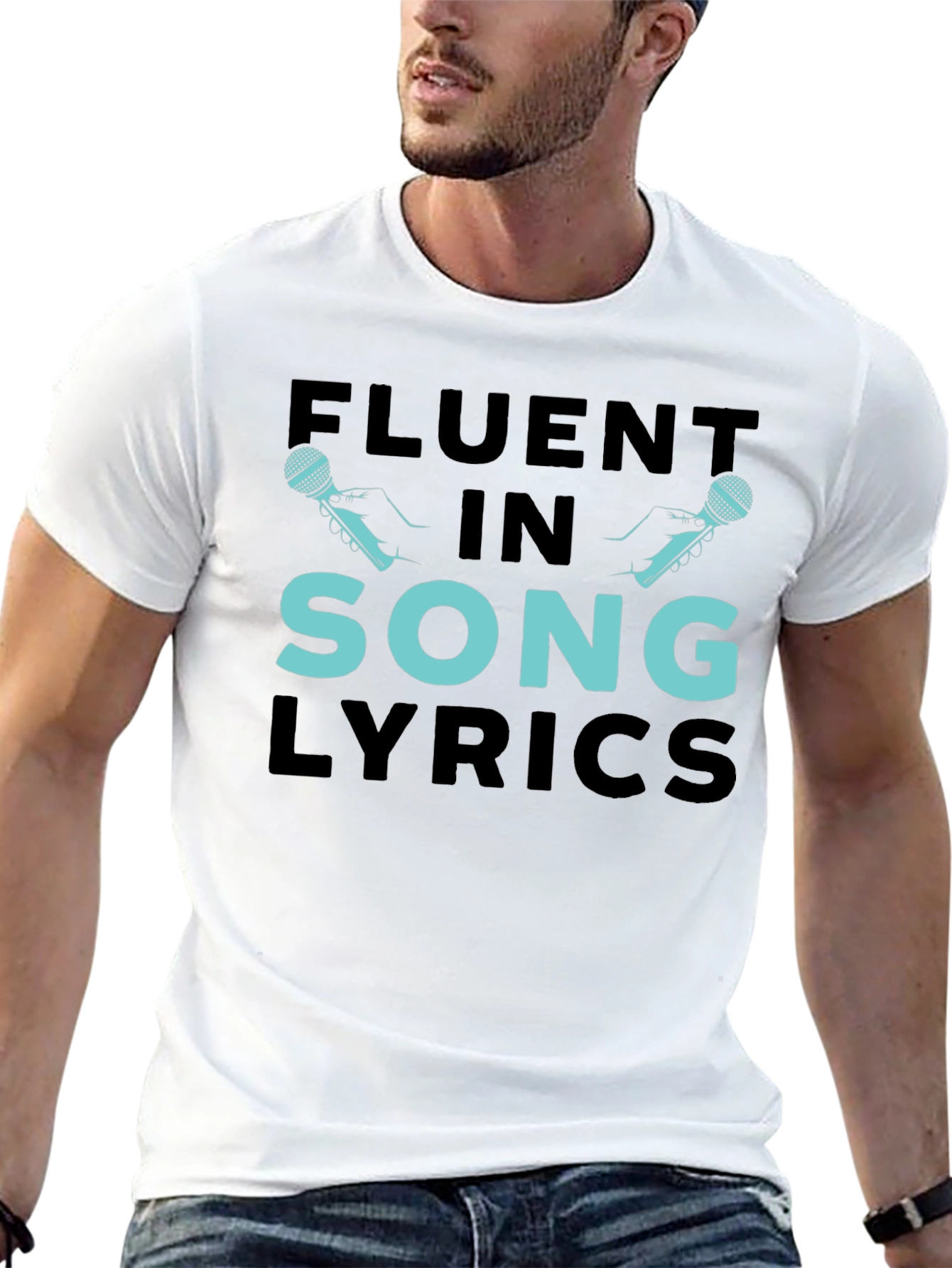 Fluent In Song Lyrics Graphic Tee