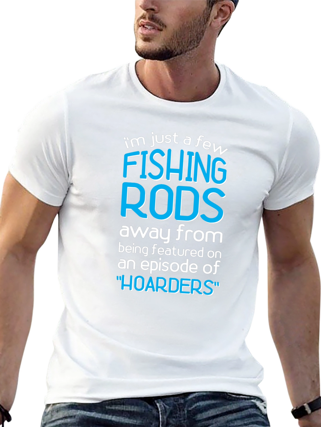 Funny Fishing Rods Hoarders T-Shirt