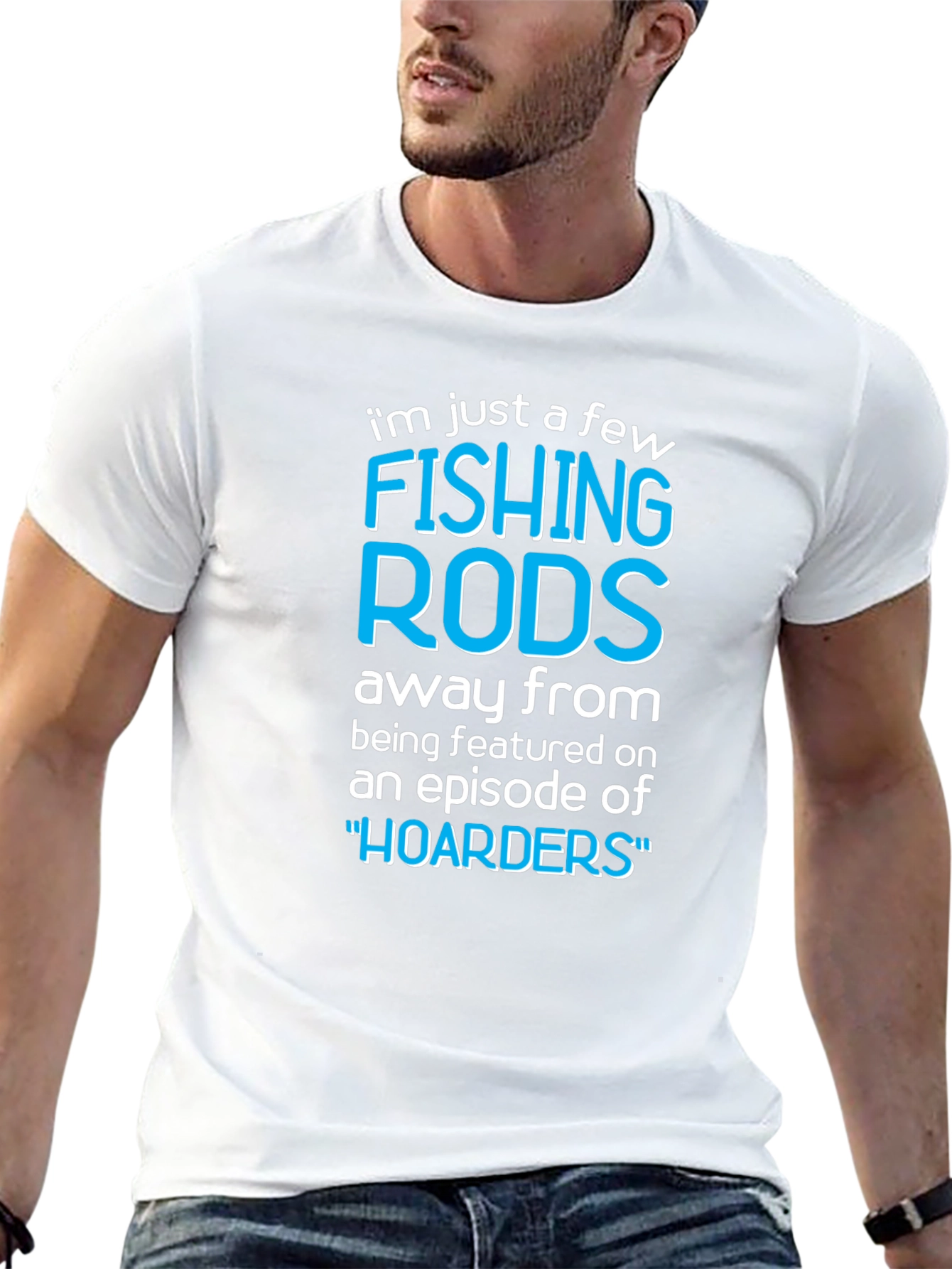 Funny Fishing Rods Hoarders T-Shirt