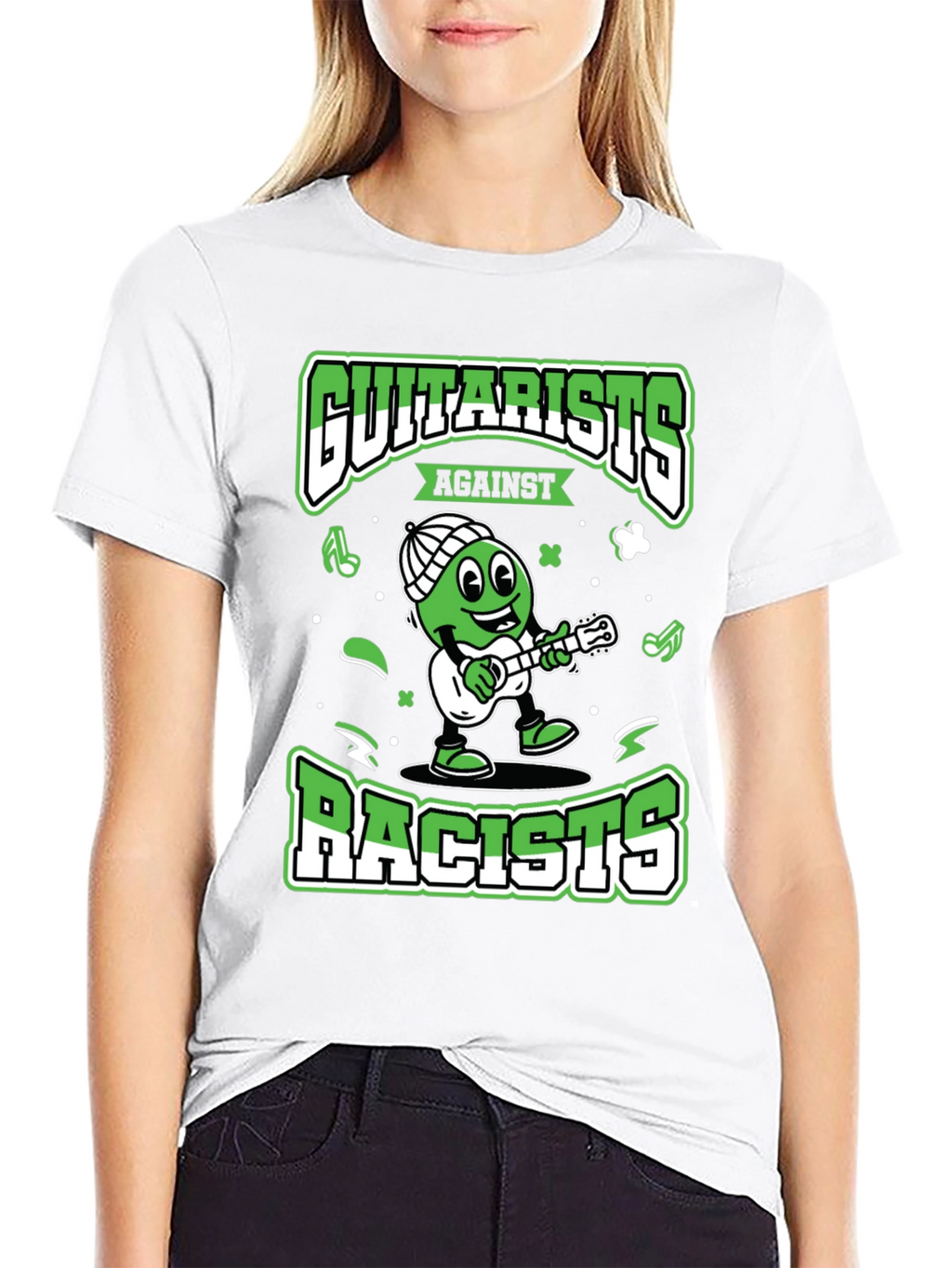 Guitarists Against Racists Graphic T-Shirt