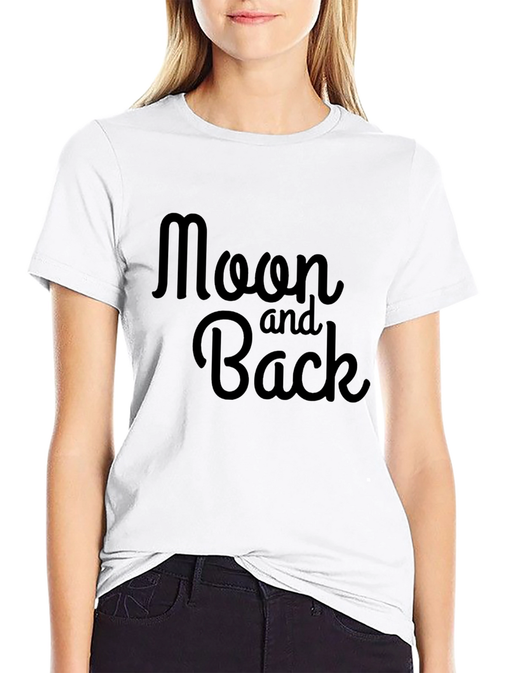 Moon and Back Graphic Tee