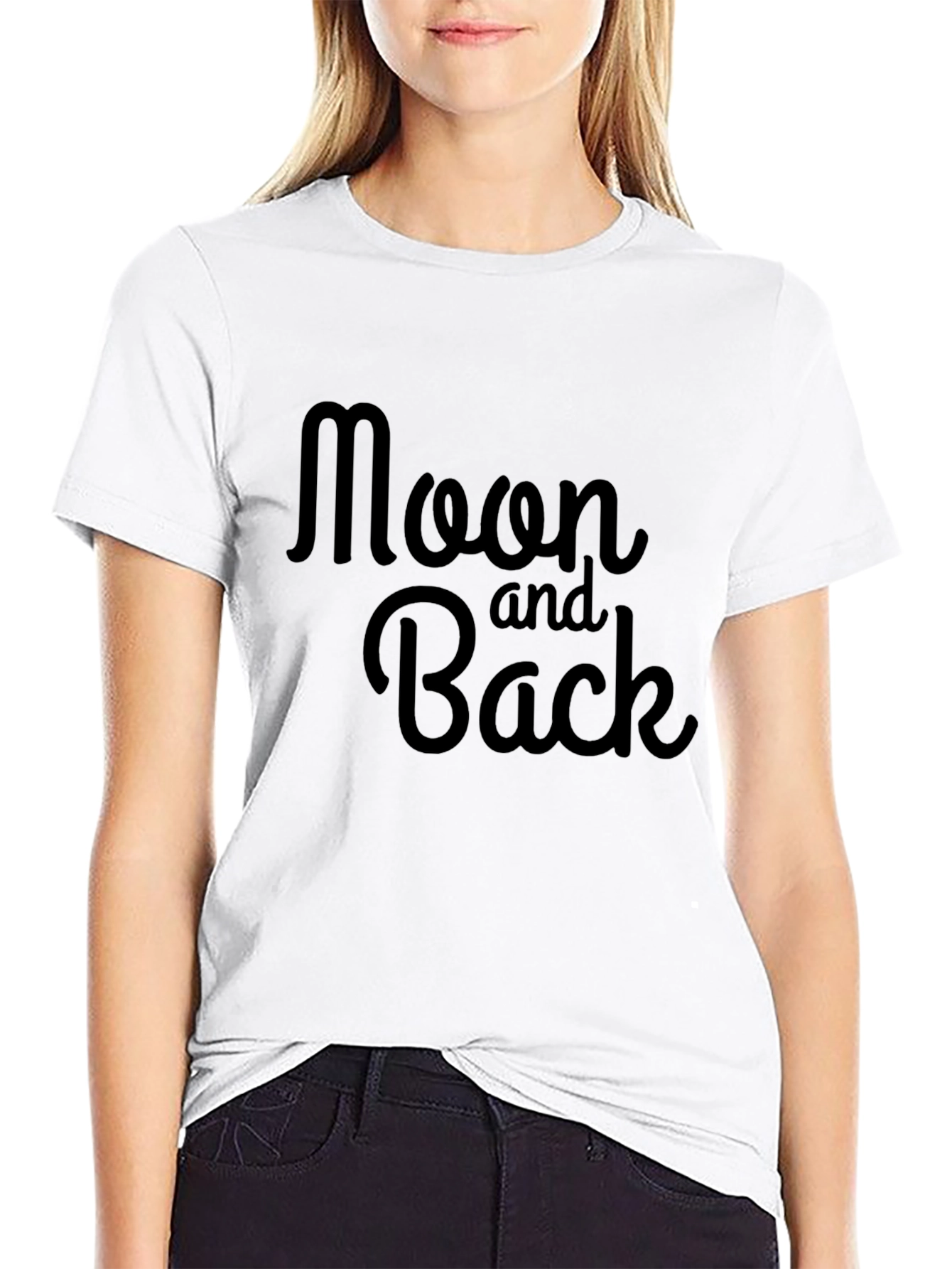 Moon and Back Graphic Tee