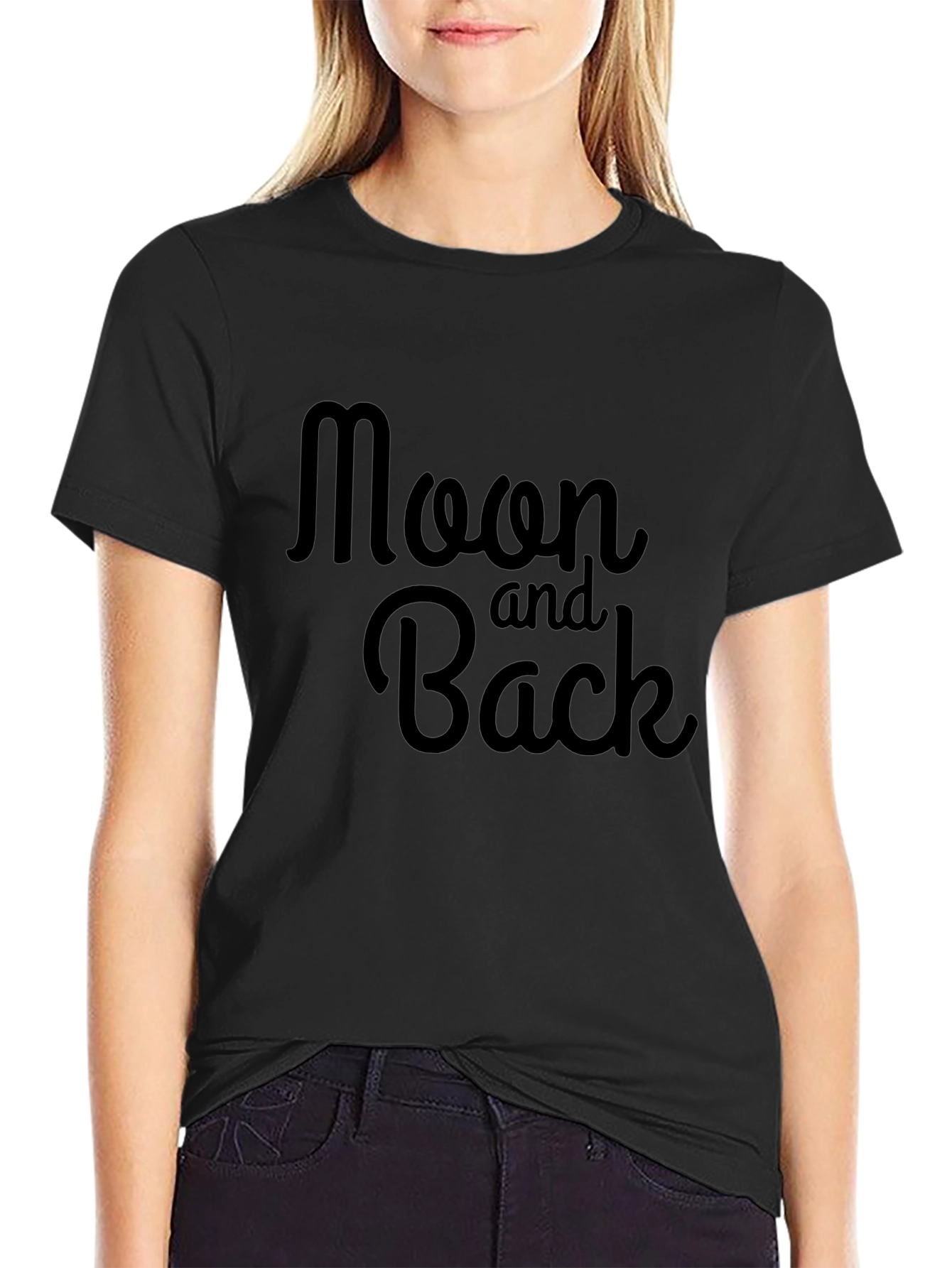 Moon and Back Graphic Tee