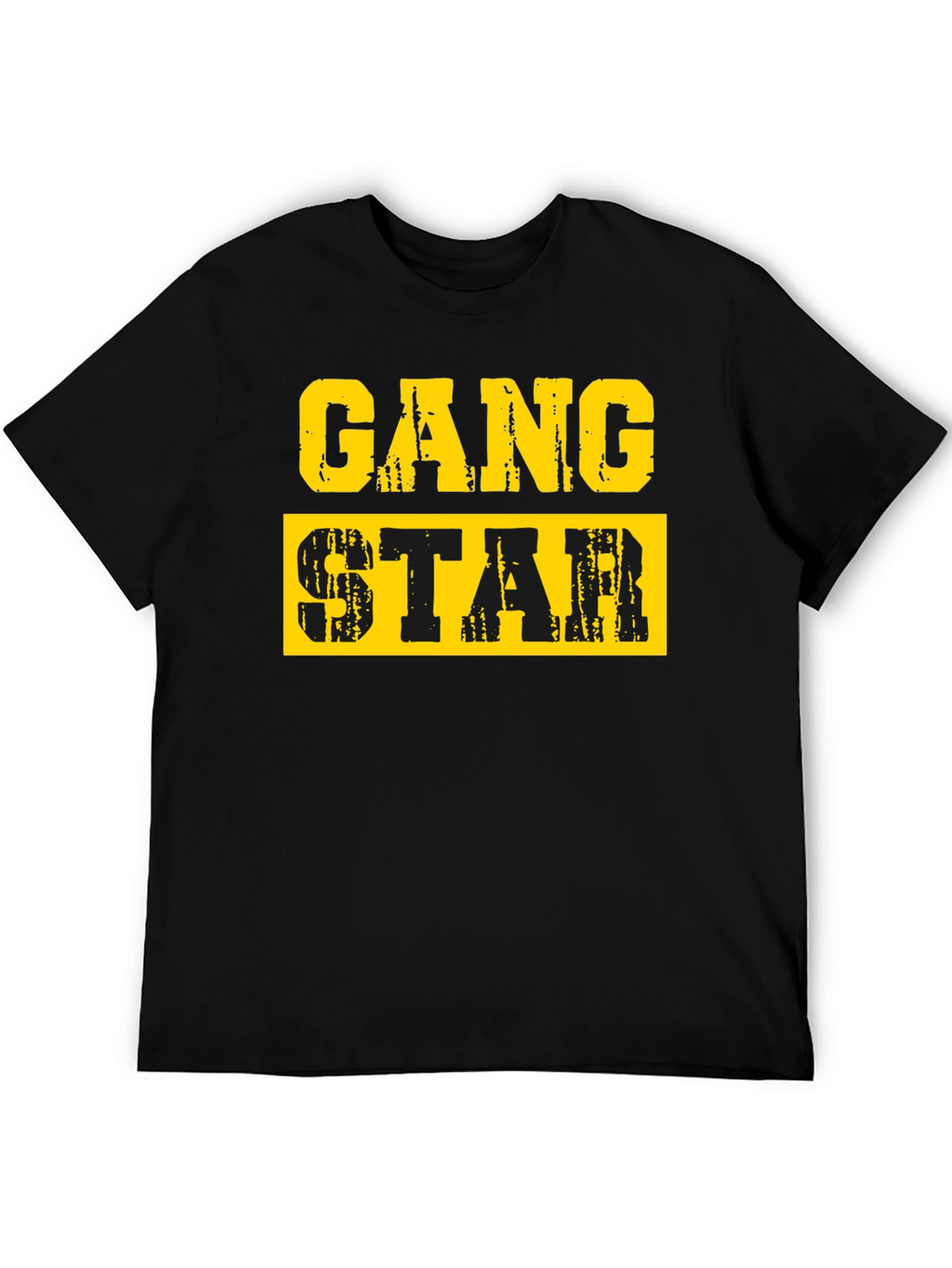 Gang Star Graphic T-Shirt - Black