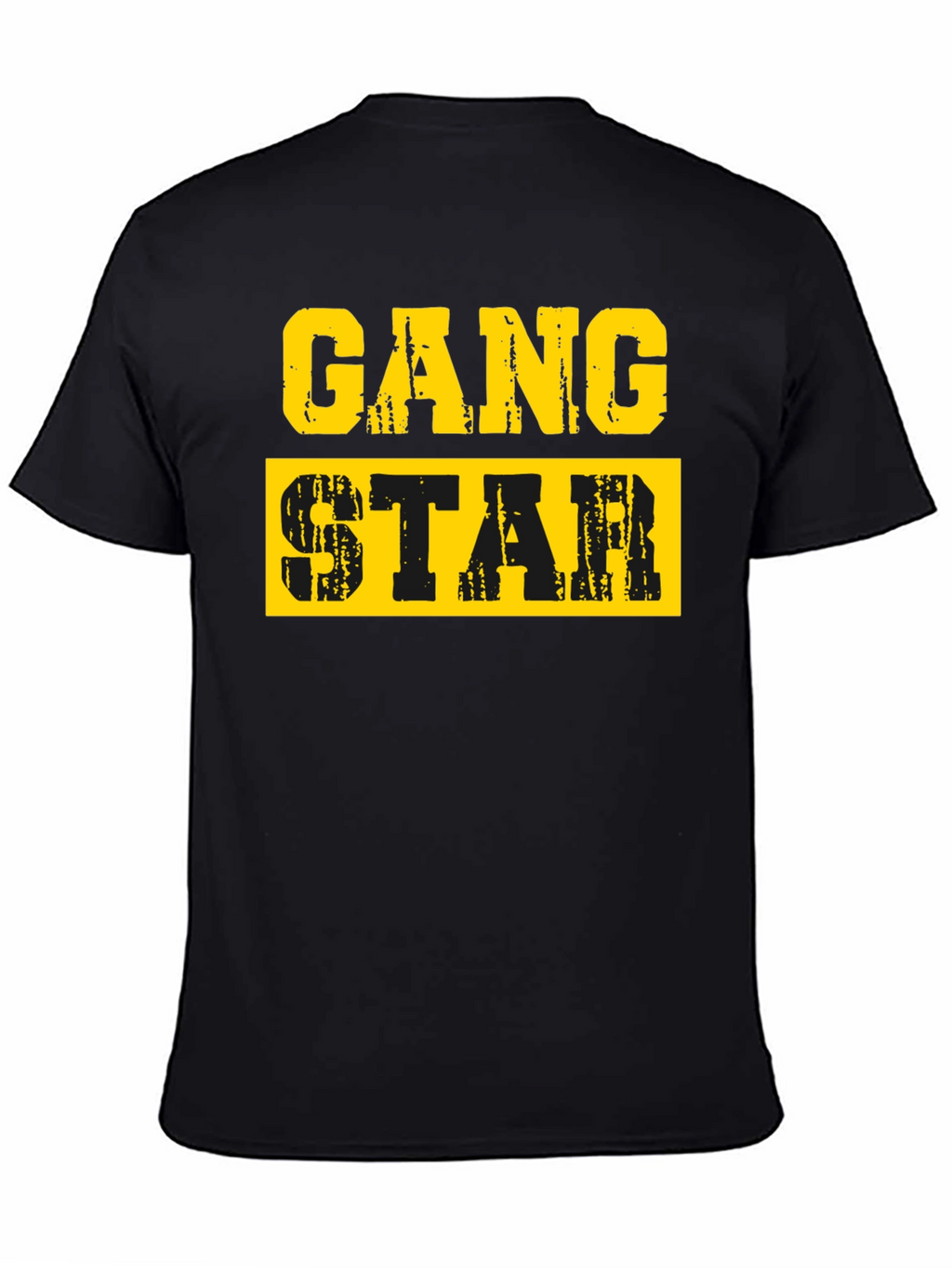 Gang Star Graphic T-Shirt - Black