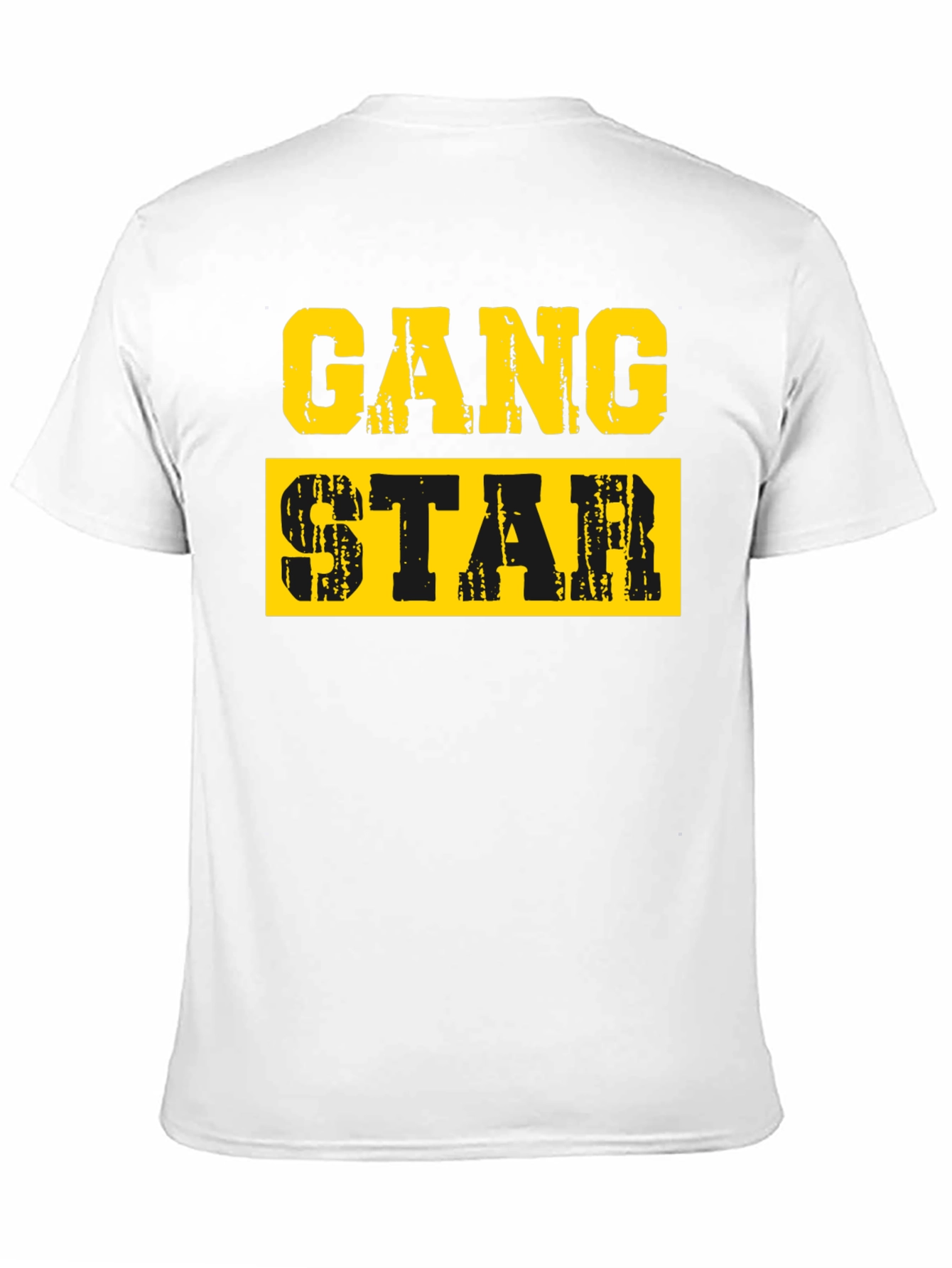Gang Star Graphic T-Shirt - Black