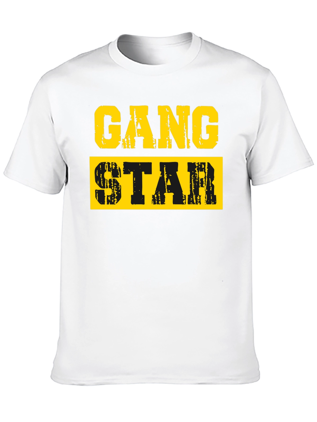 Gang Star Graphic T-Shirt - Black