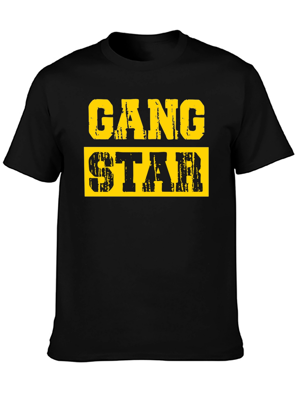 Gang Star Graphic T-Shirt - Black