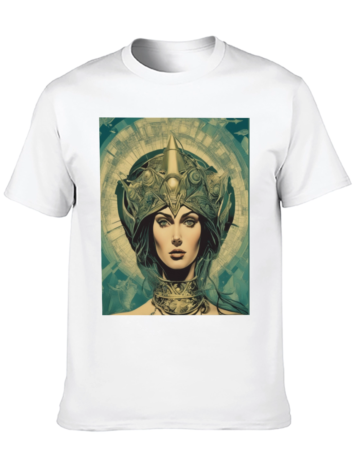 Goddess Graphic Print Black T-Shirt