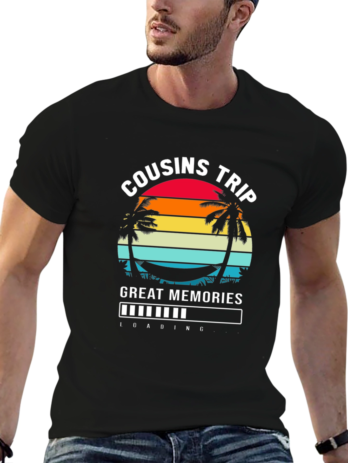 Cousins Trip T-Shirt - Great Memories Loading - Family Vacation Tee