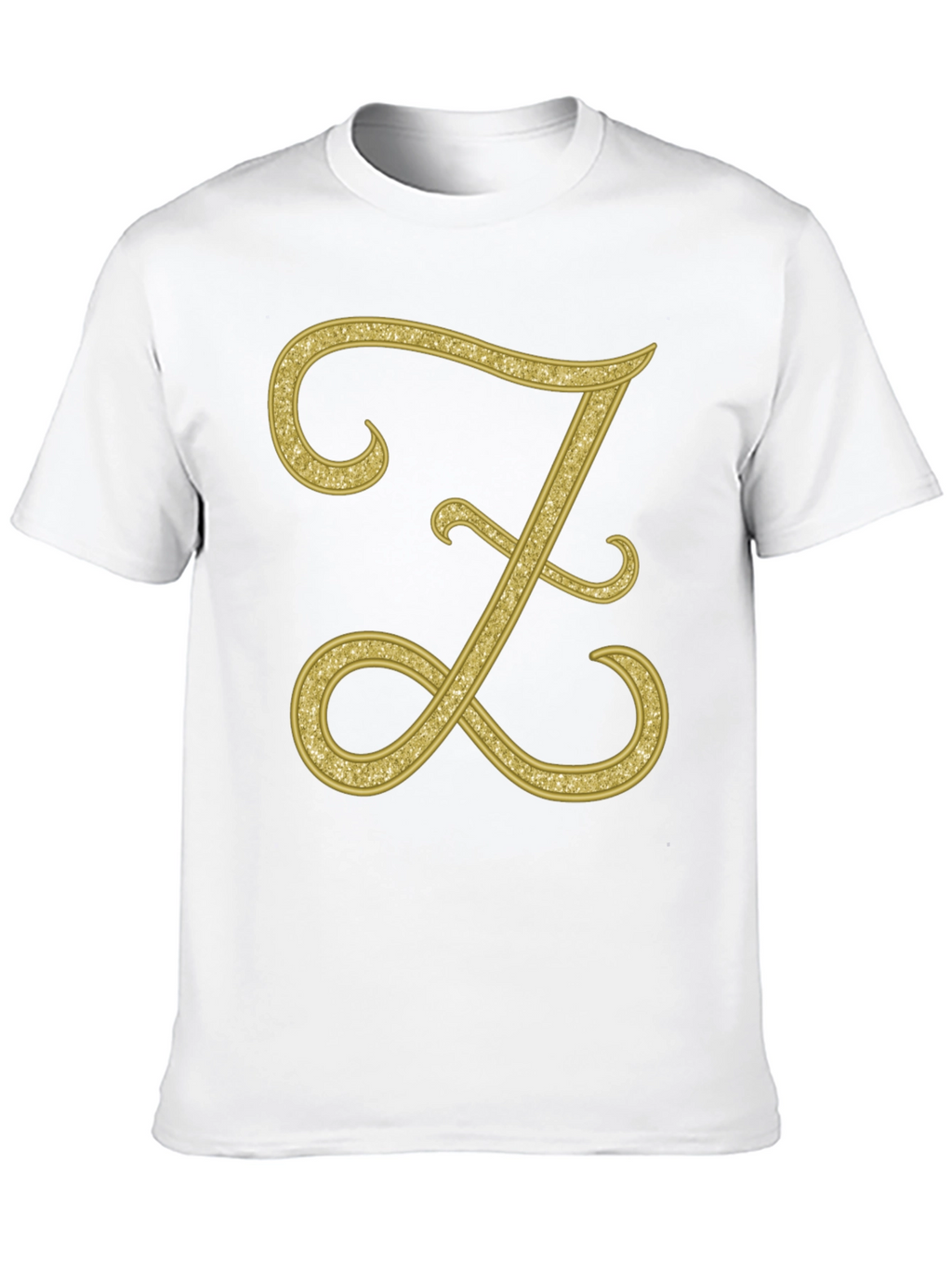 Elegant Letter Z T-Shirt - Stylish Initial Tee