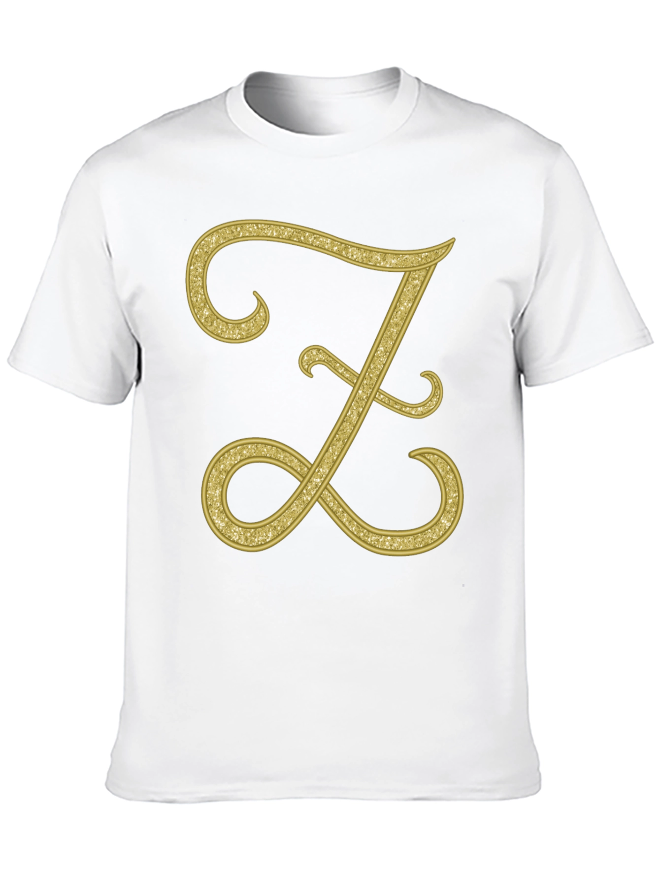 Elegant Letter Z T-Shirt - Stylish Initial Tee
