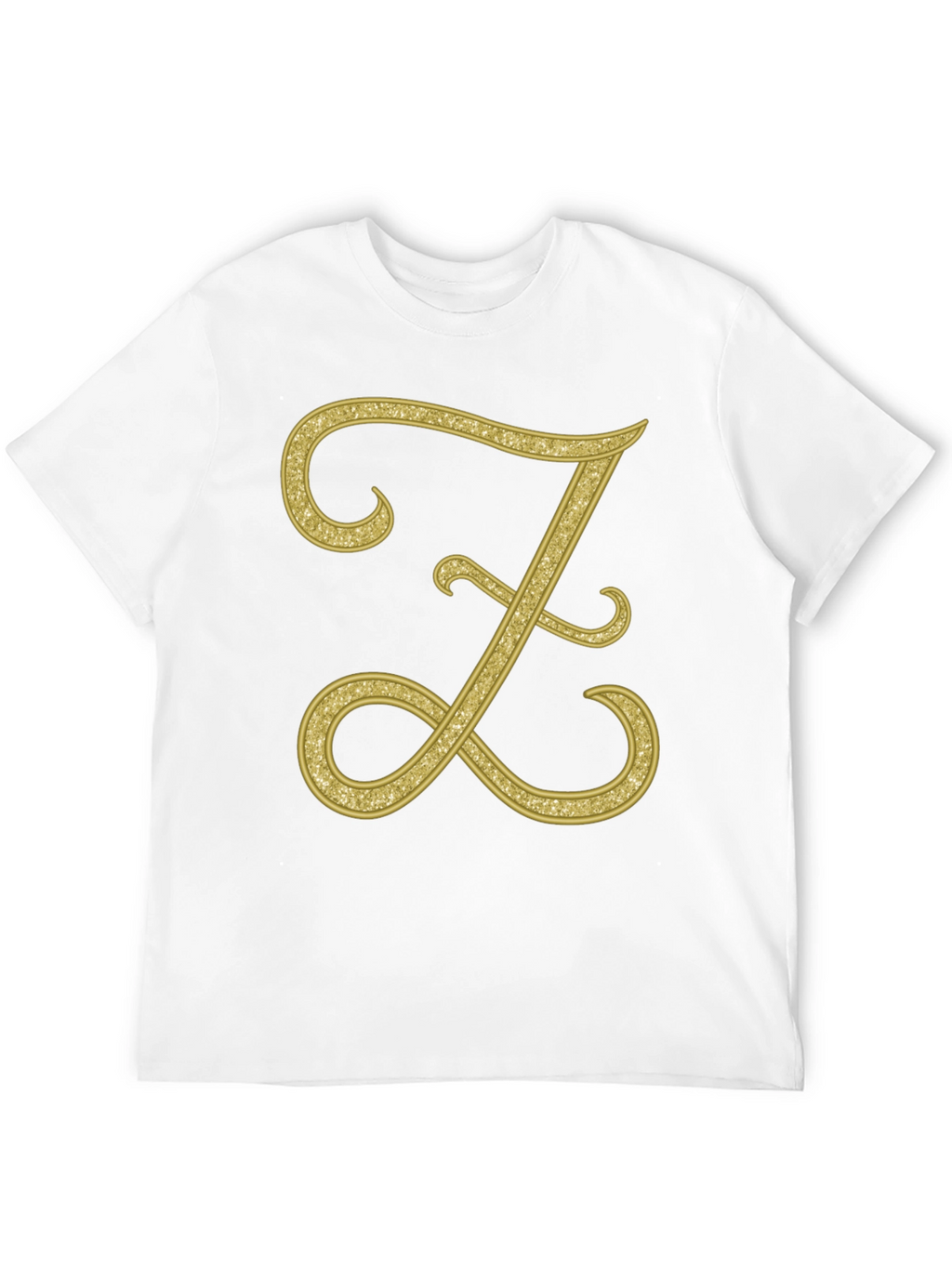 Elegant Letter Z T-Shirt - Stylish Initial Tee