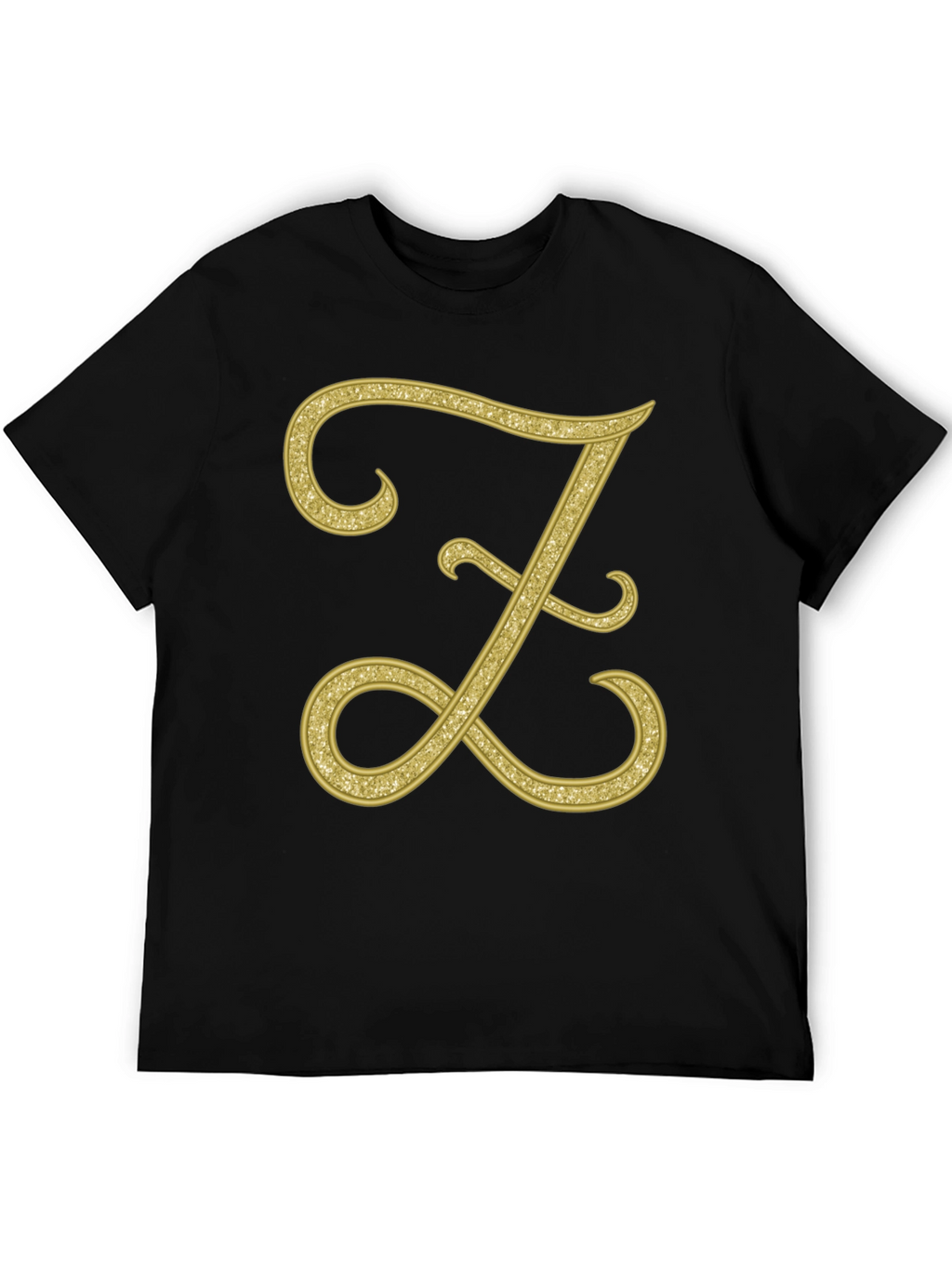 Elegant Letter Z T-Shirt - Stylish Initial Tee