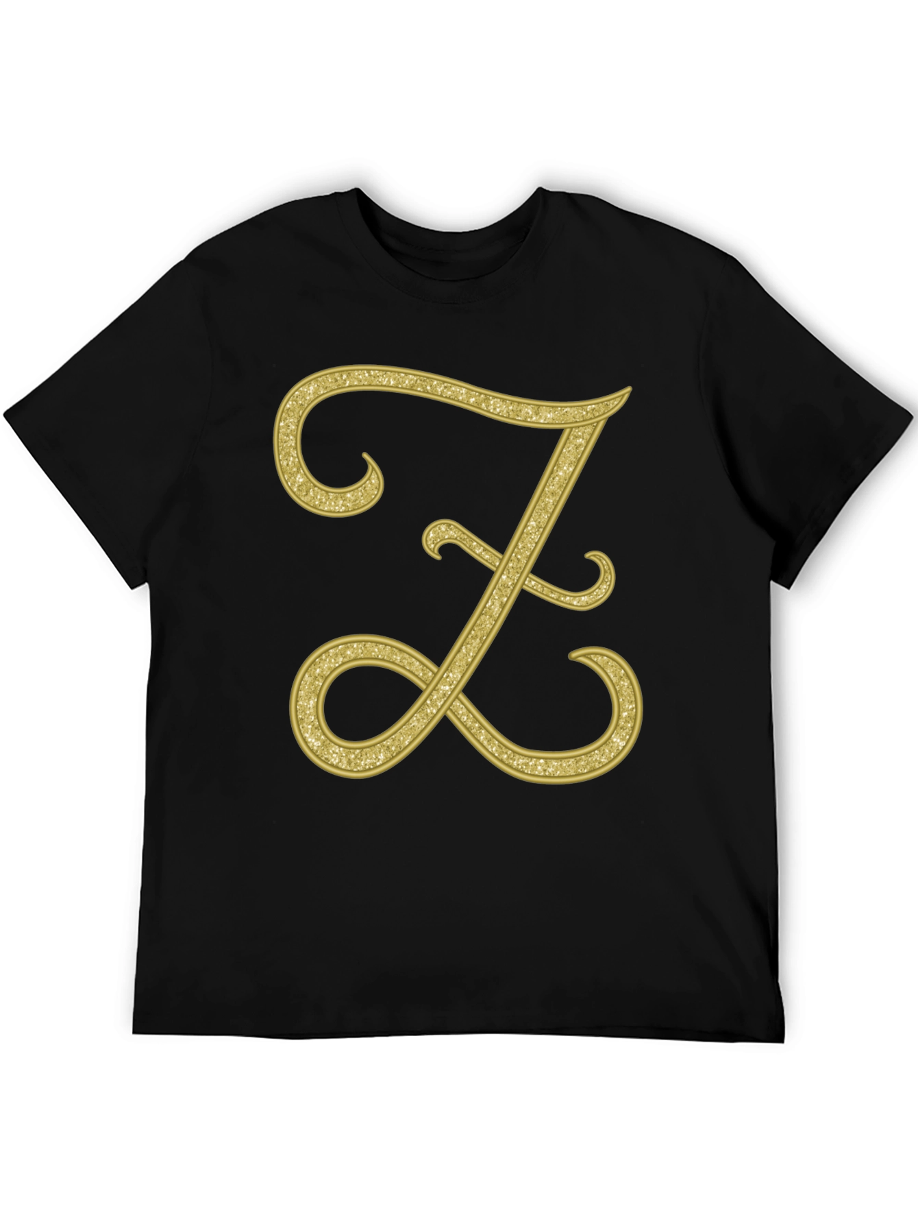 Elegant Letter Z T-Shirt - Stylish Initial Tee
