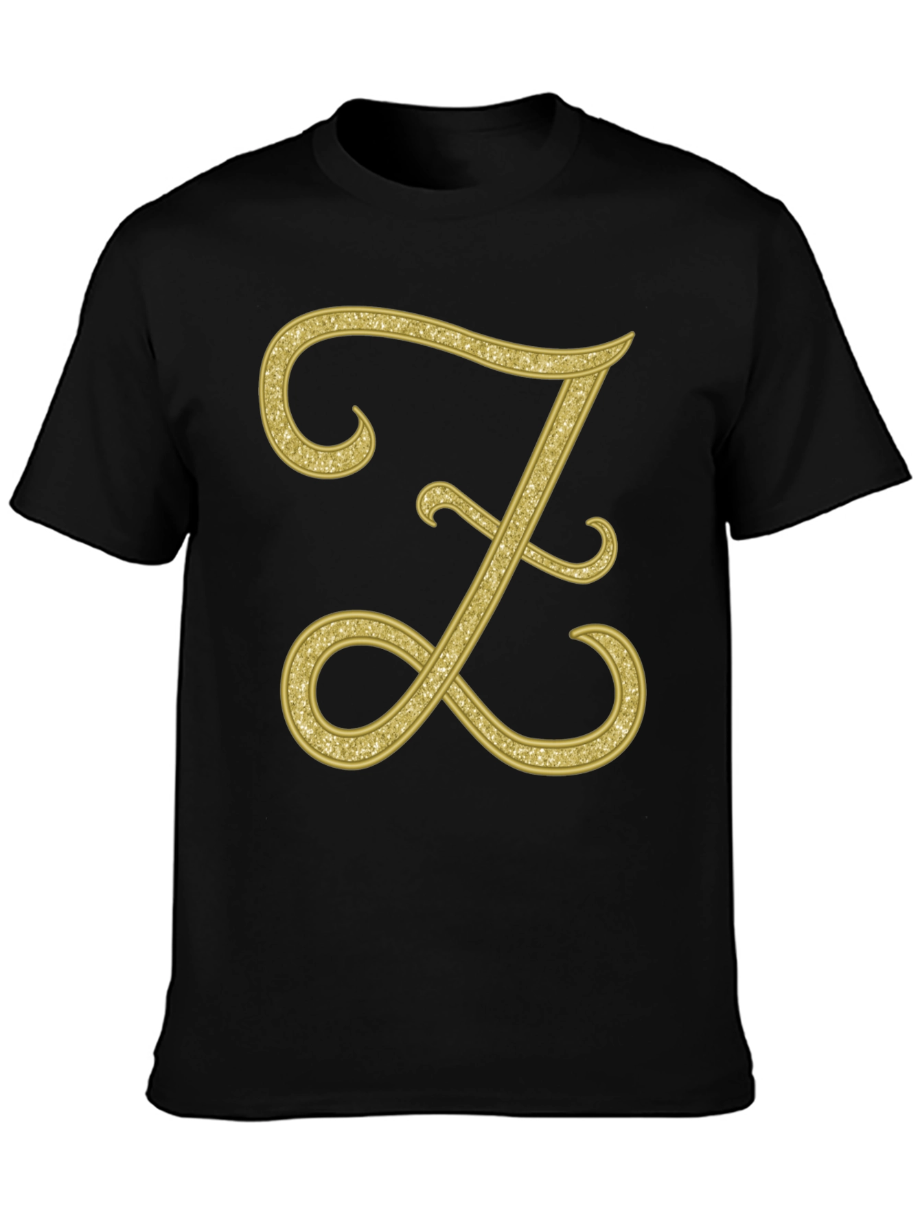 Elegant Letter Z T-Shirt - Stylish Initial Tee