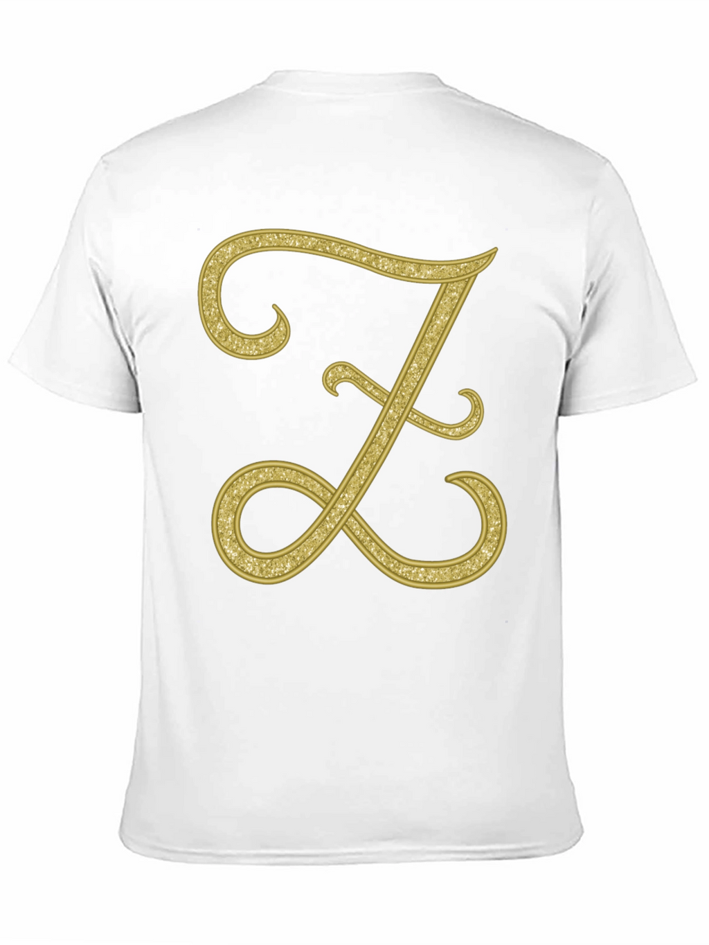 Elegant Letter Z T-Shirt - Stylish Initial Tee