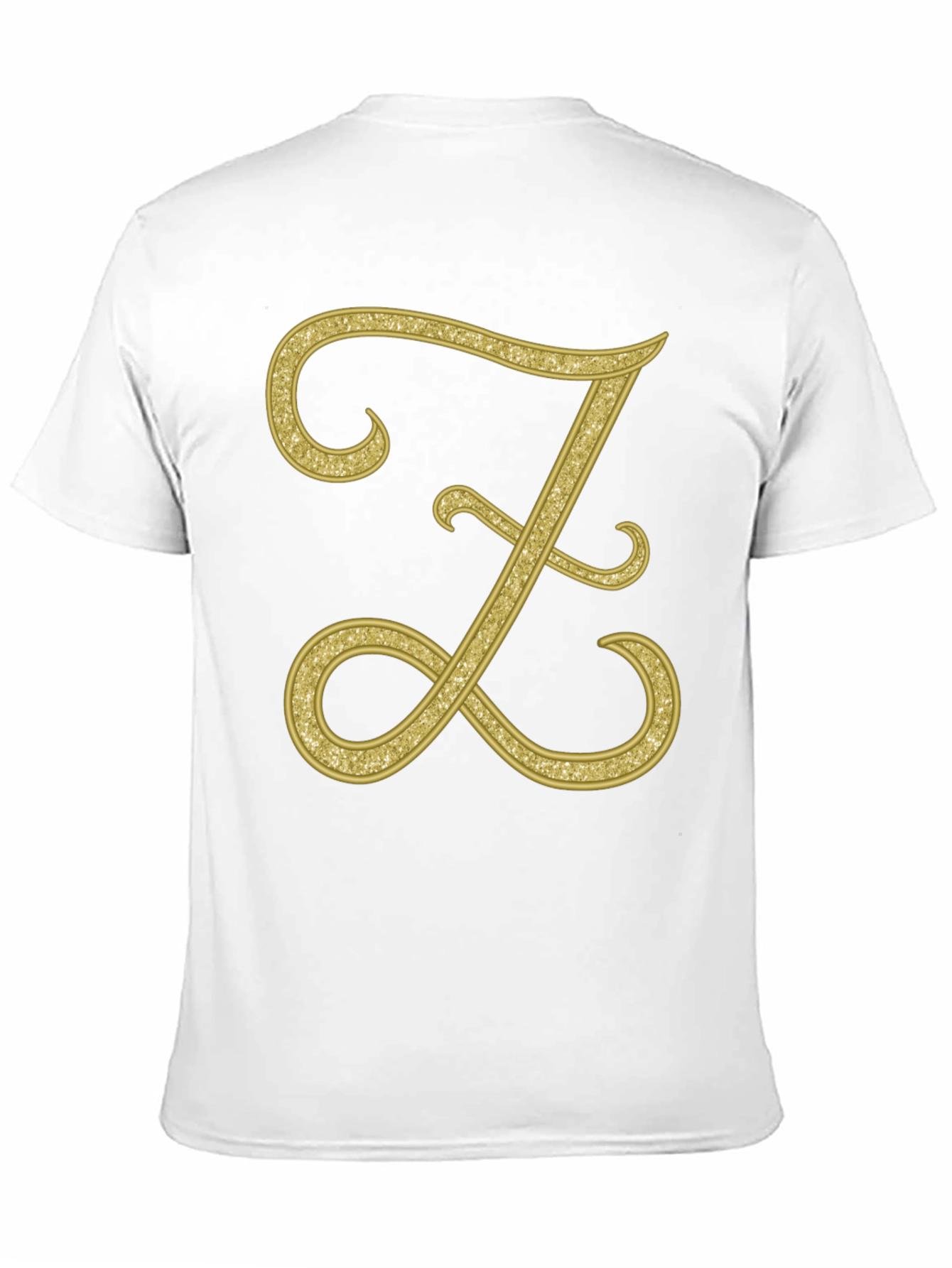 Elegant Letter Z T-Shirt - Stylish Initial Tee