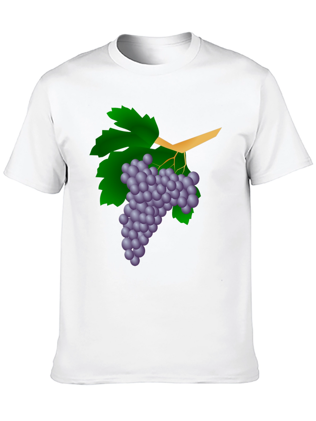 Grapes Graphic Black T-Shirt