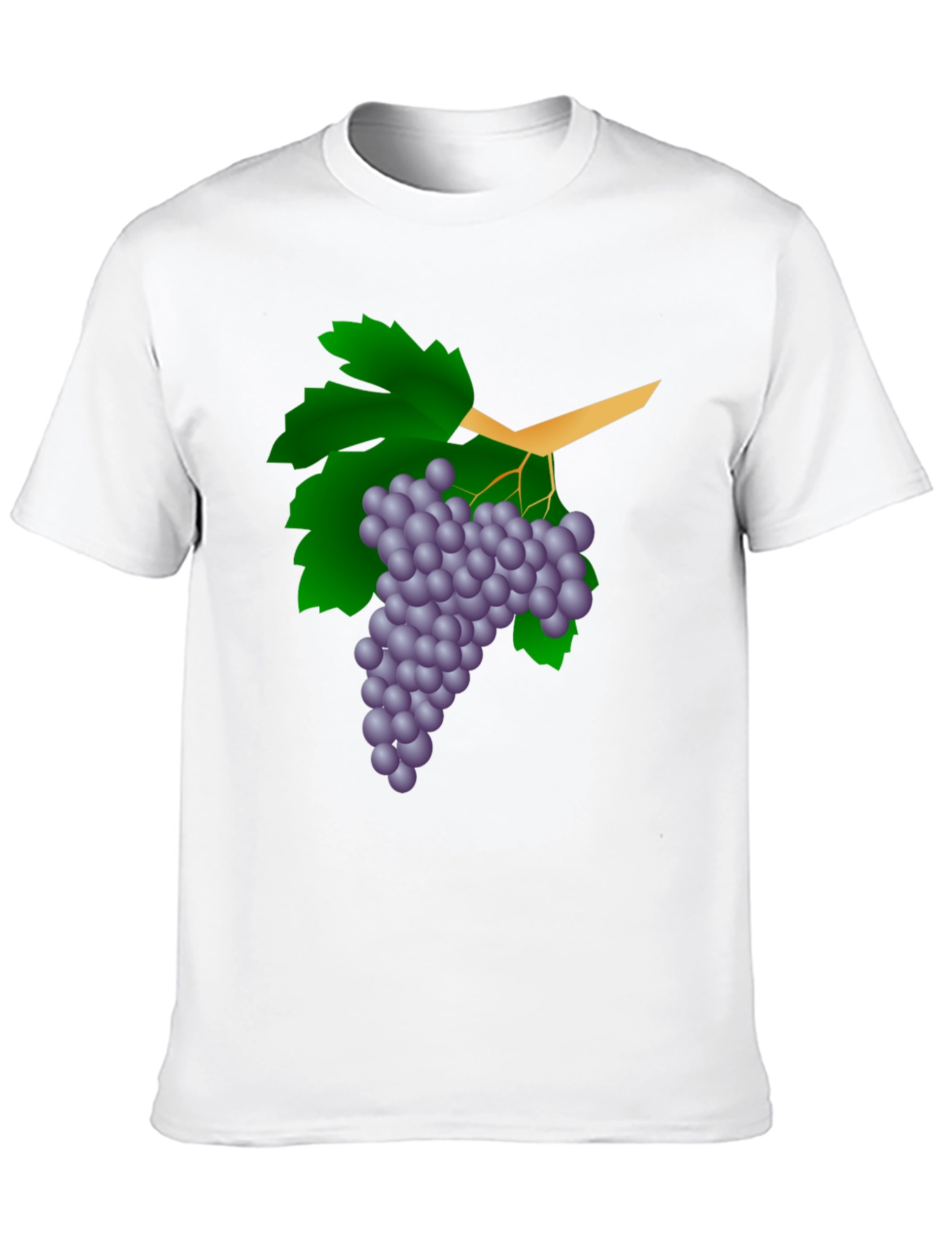 Grapes Graphic Black T-Shirt
