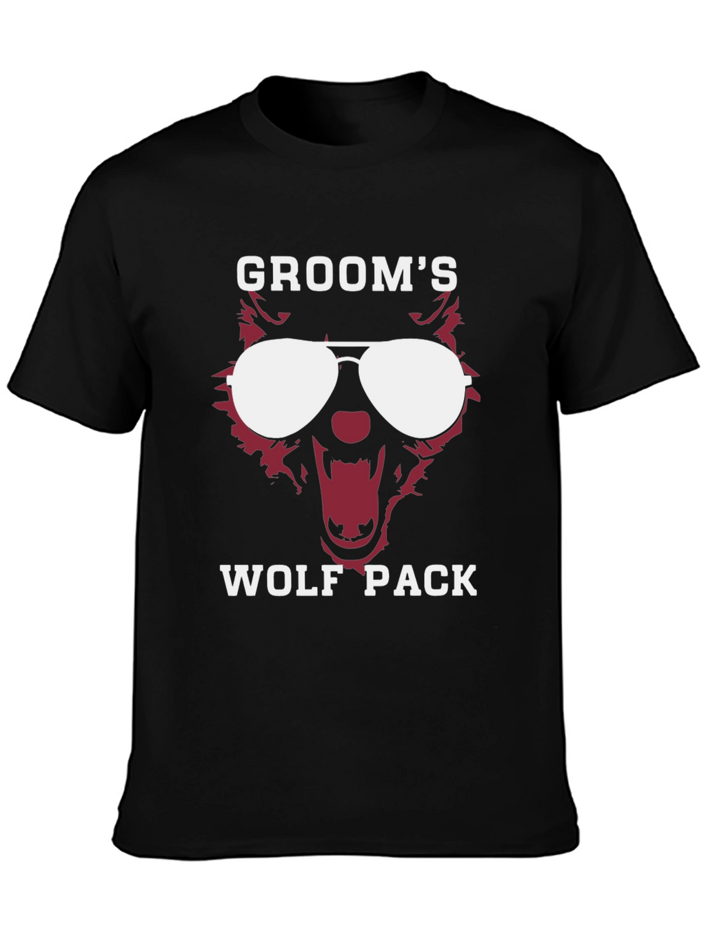 Grooms Wolf Pack Graphic Tee