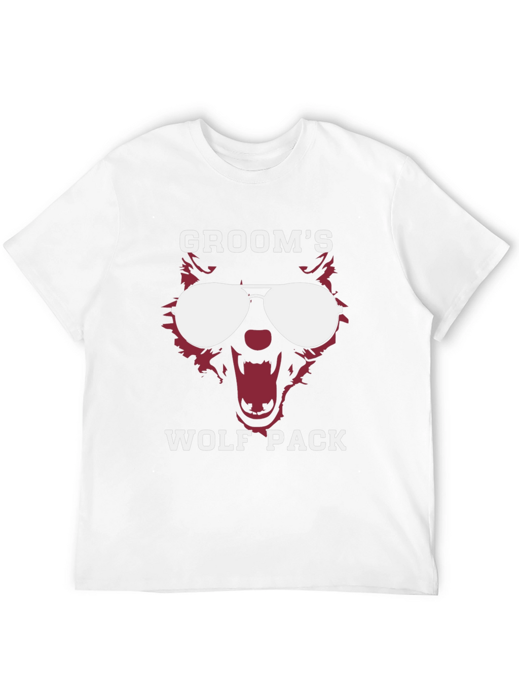 Grooms Wolf Pack Graphic Tee