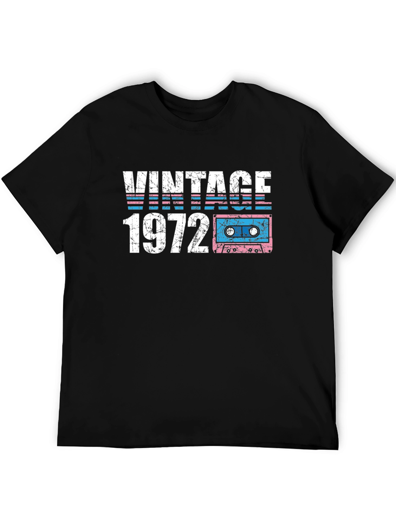 Vintage 1972 Cassette Tape Graphic T-Shirt