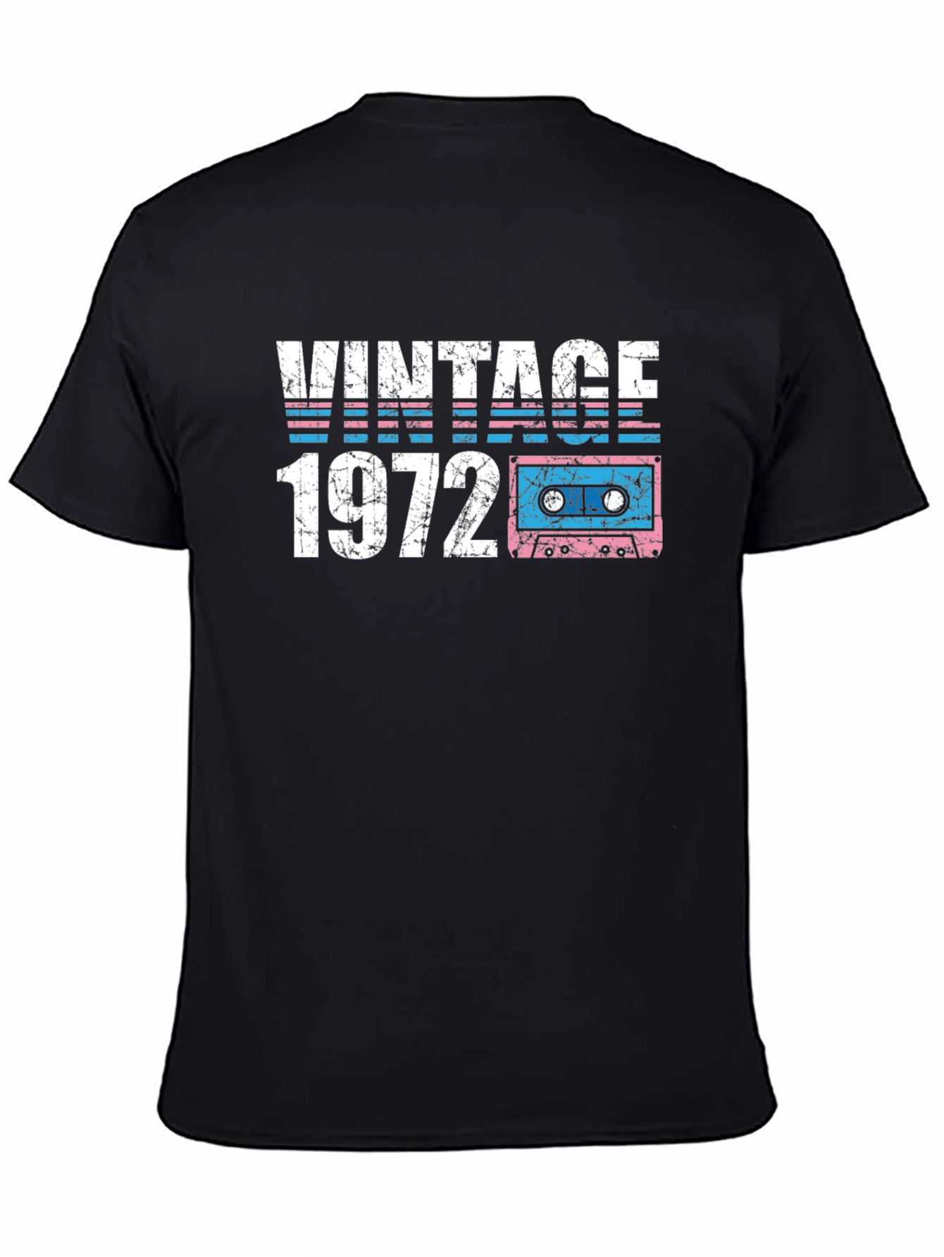 Vintage 1972 Cassette Tape Graphic T-Shirt