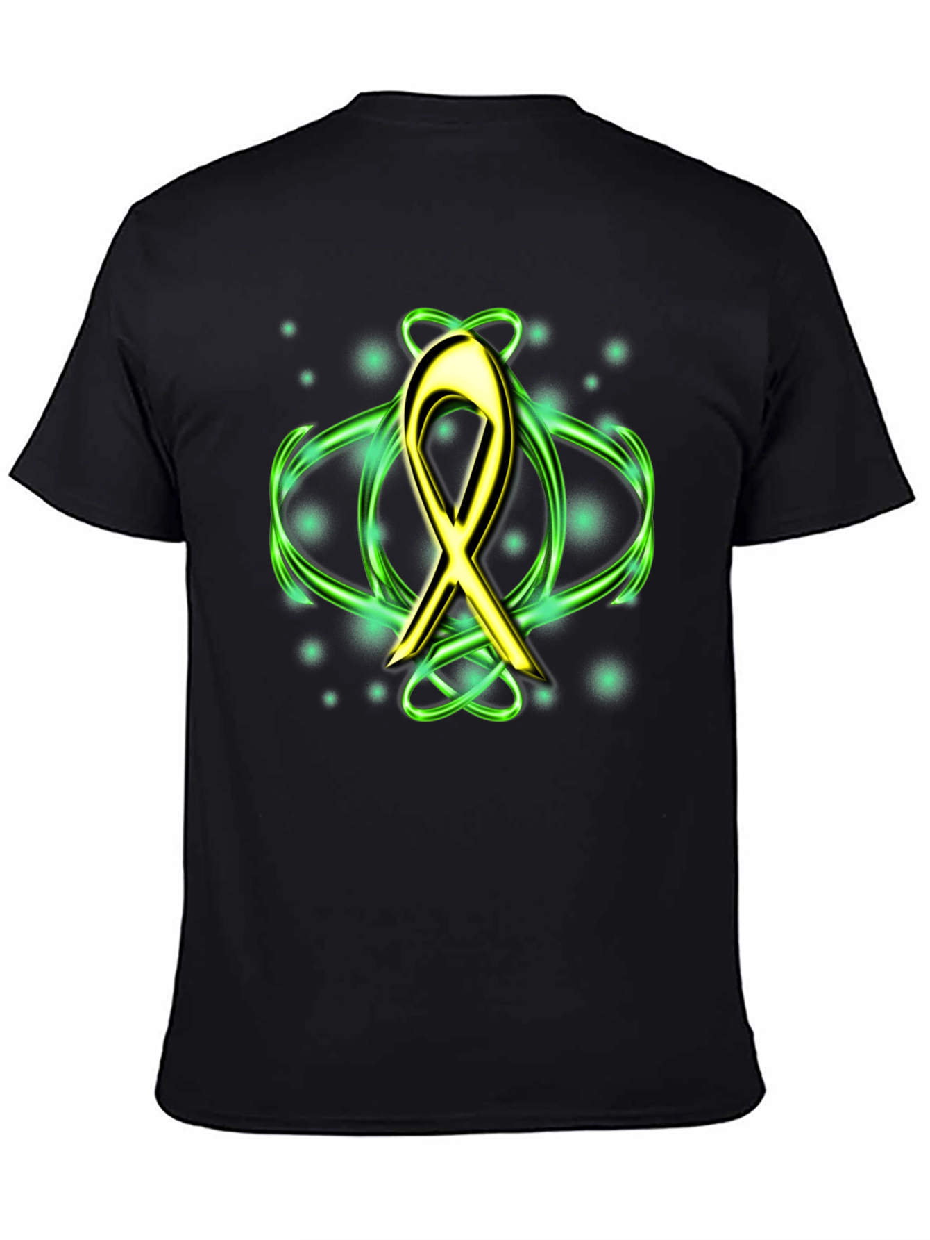 Gold Ribbon T-Shirt - Cancer Awareness
