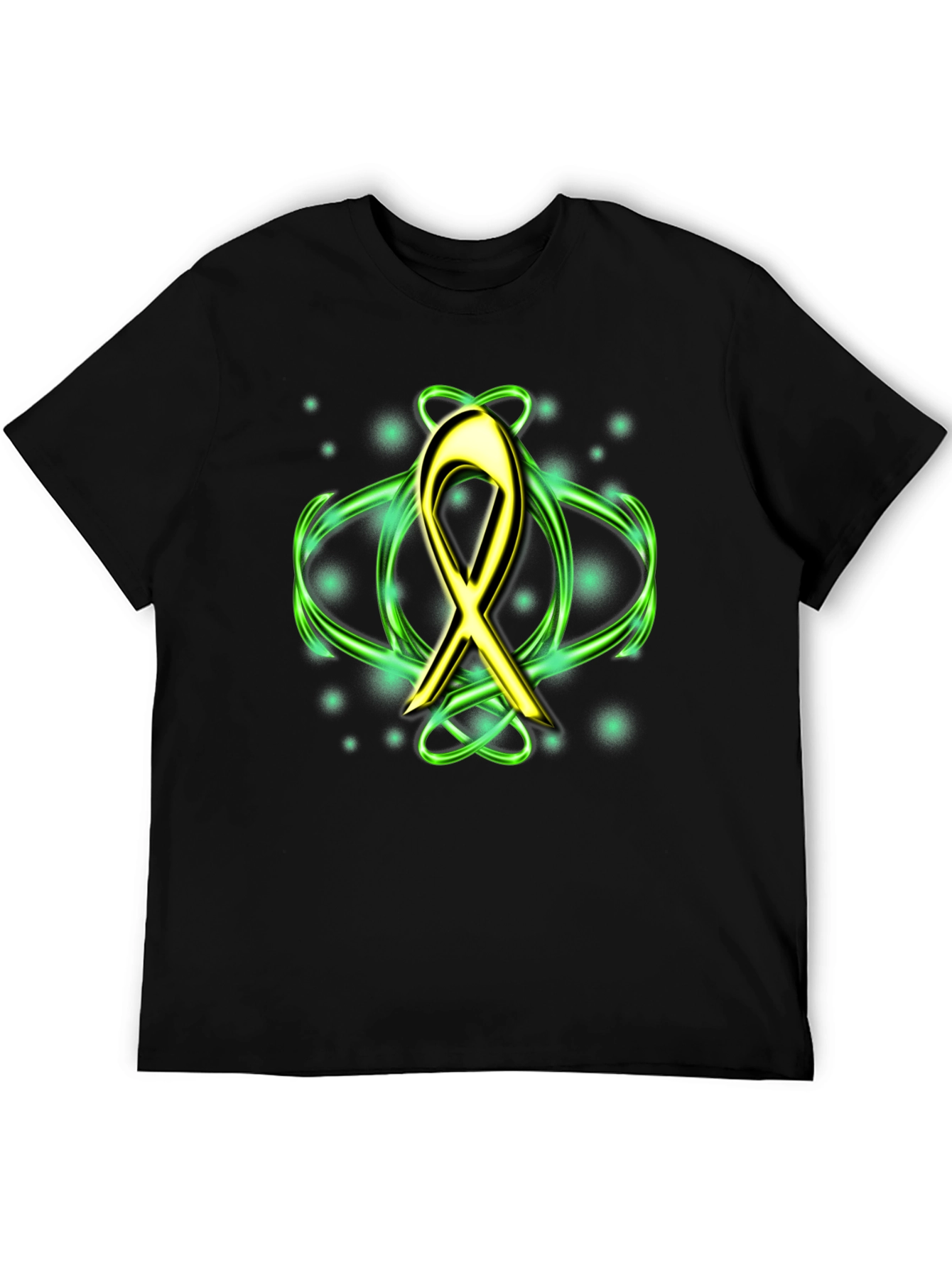 Gold Ribbon T-Shirt - Cancer Awareness
