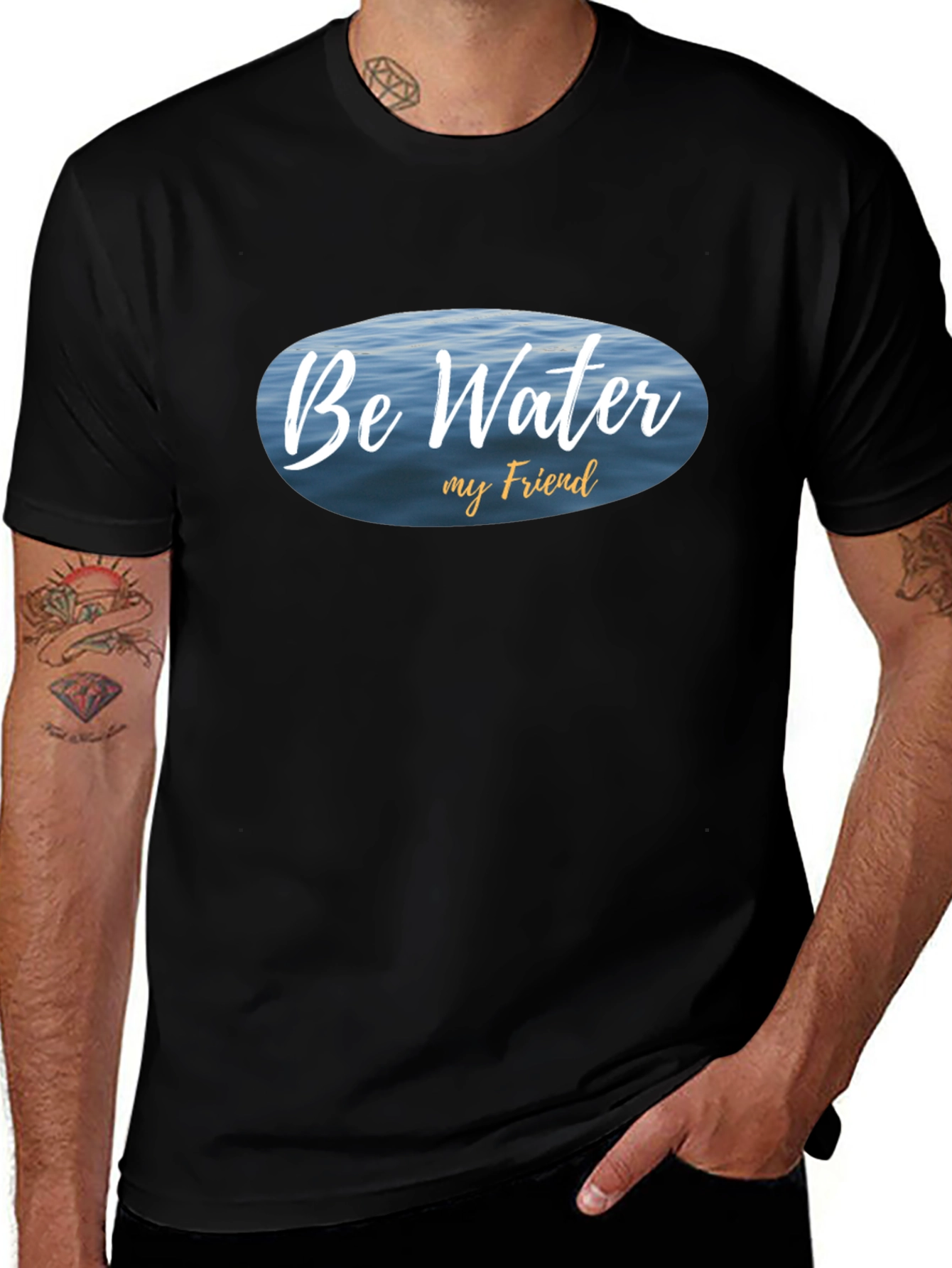 Be Water My Friend T-Shirt - Relaxed Fit
