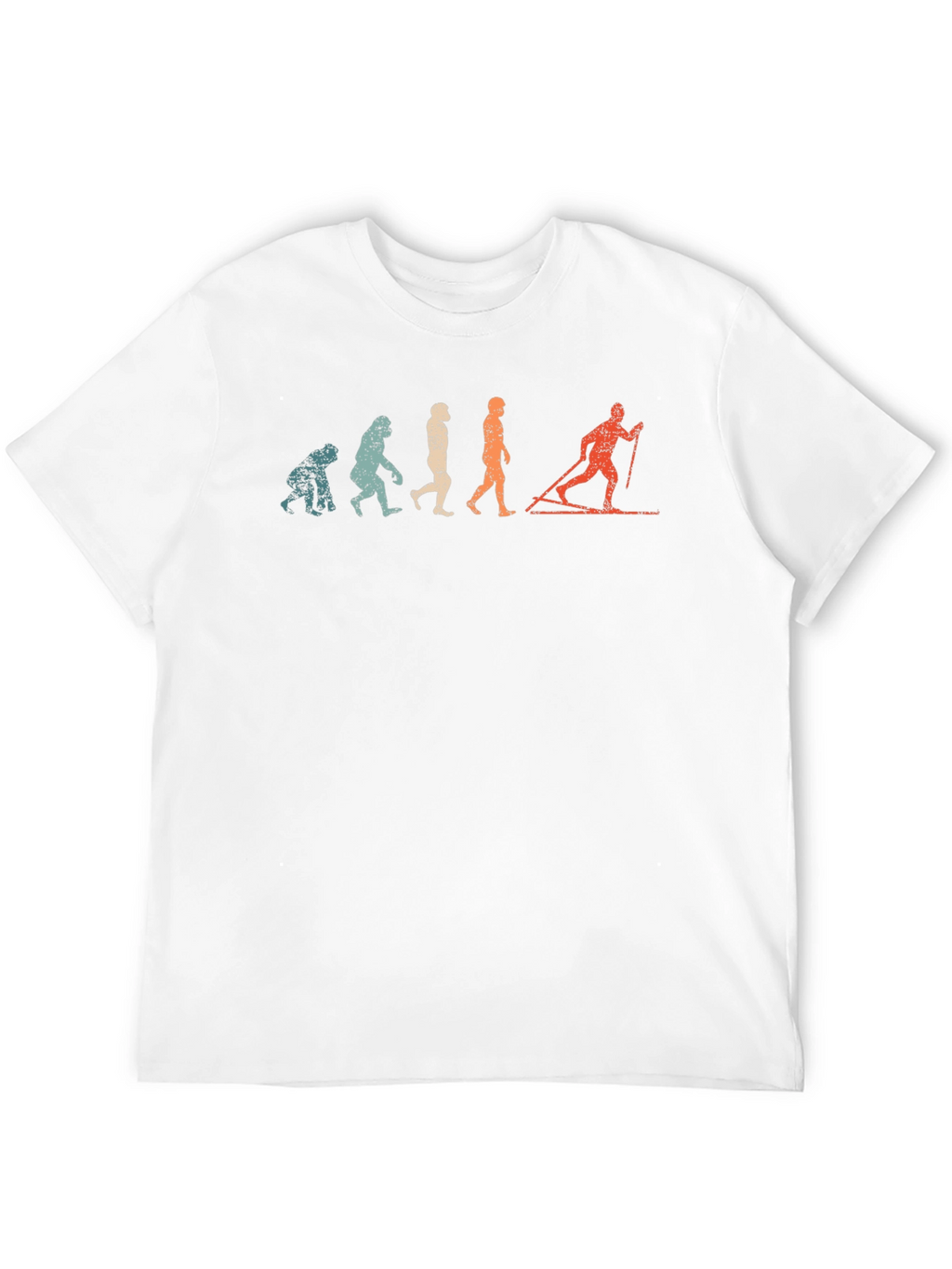 Evolution of Skiing T-Shirt