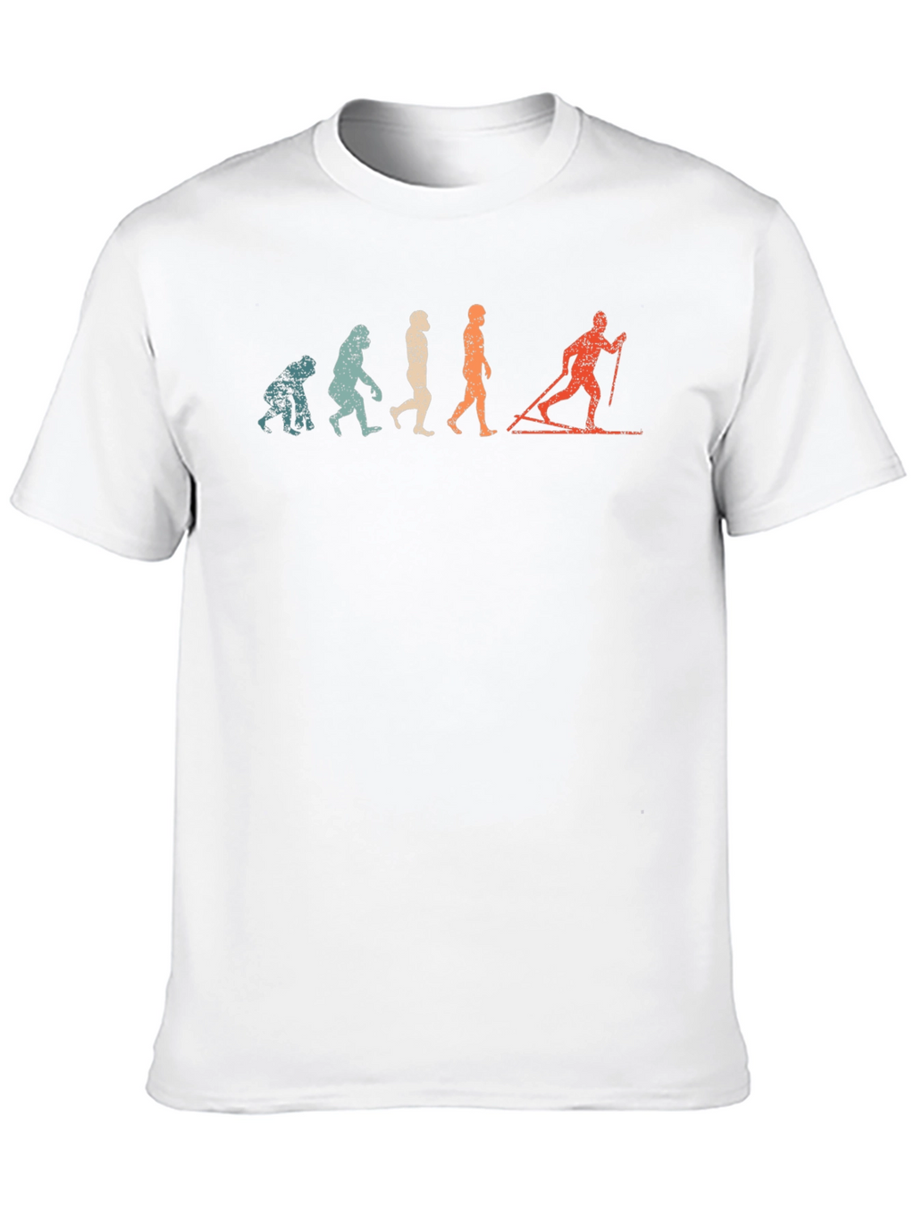 Evolution of Skiing T-Shirt
