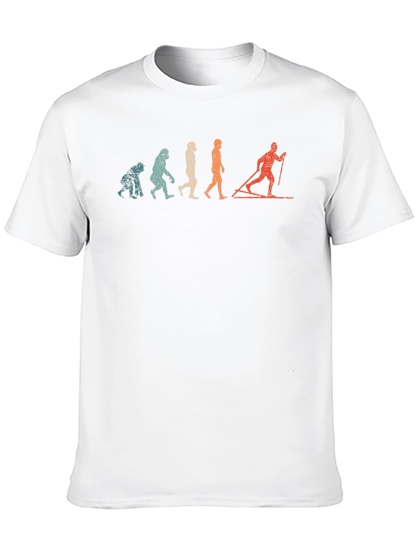 Evolution of Skiing T-Shirt