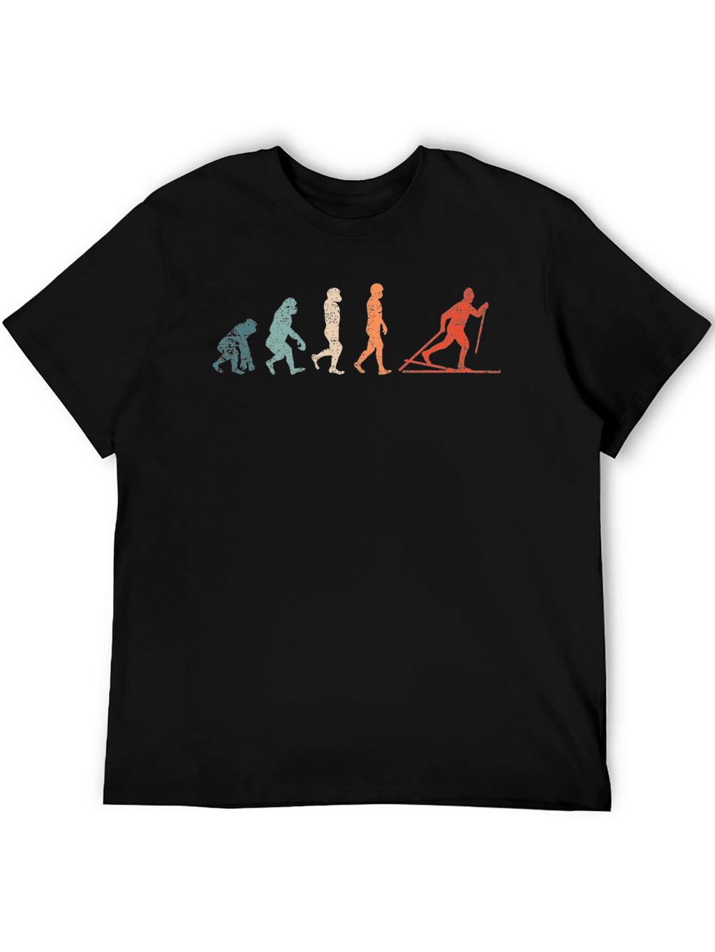 Evolution of Skiing T-Shirt