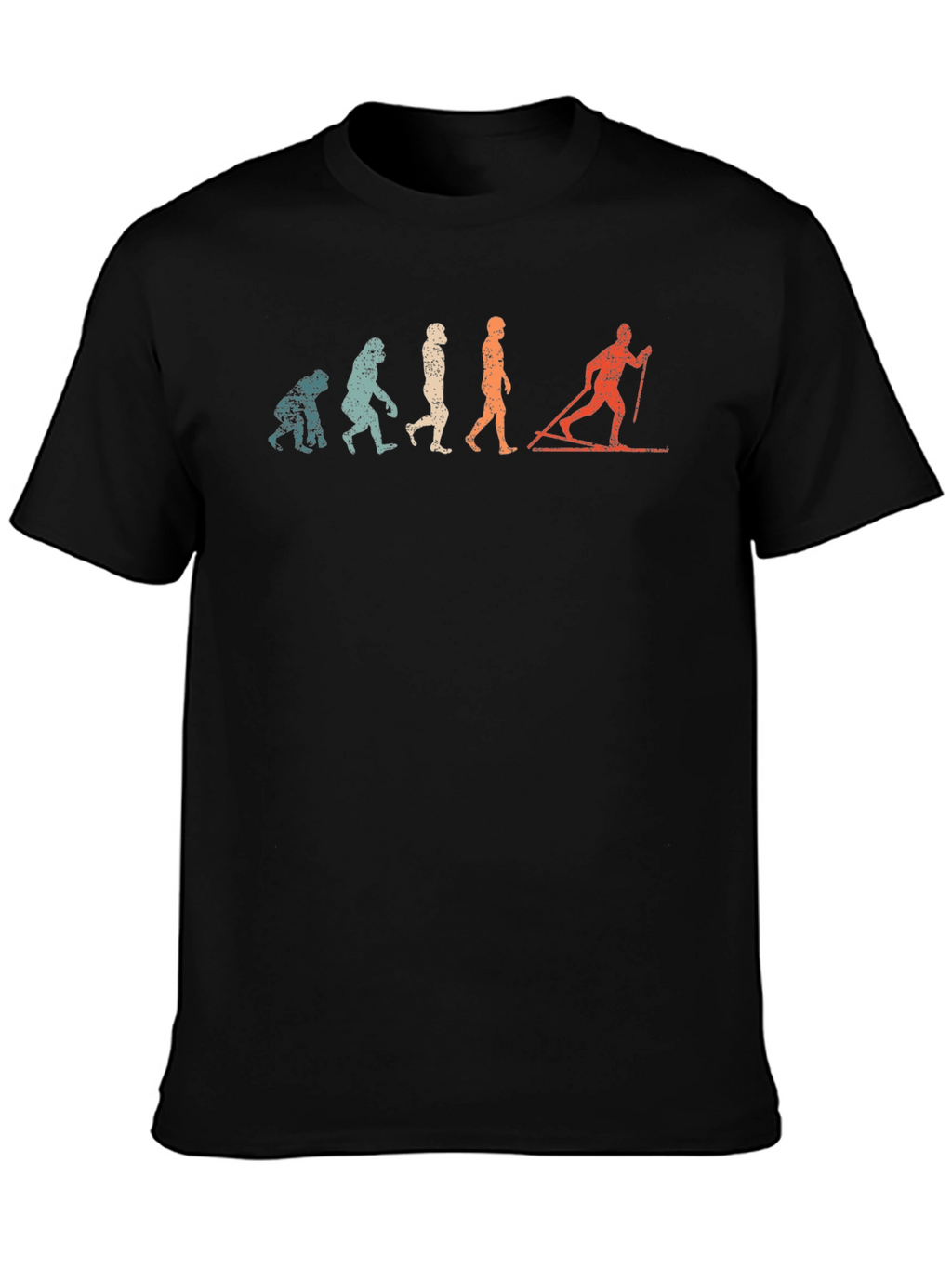 Evolution of Skiing T-Shirt