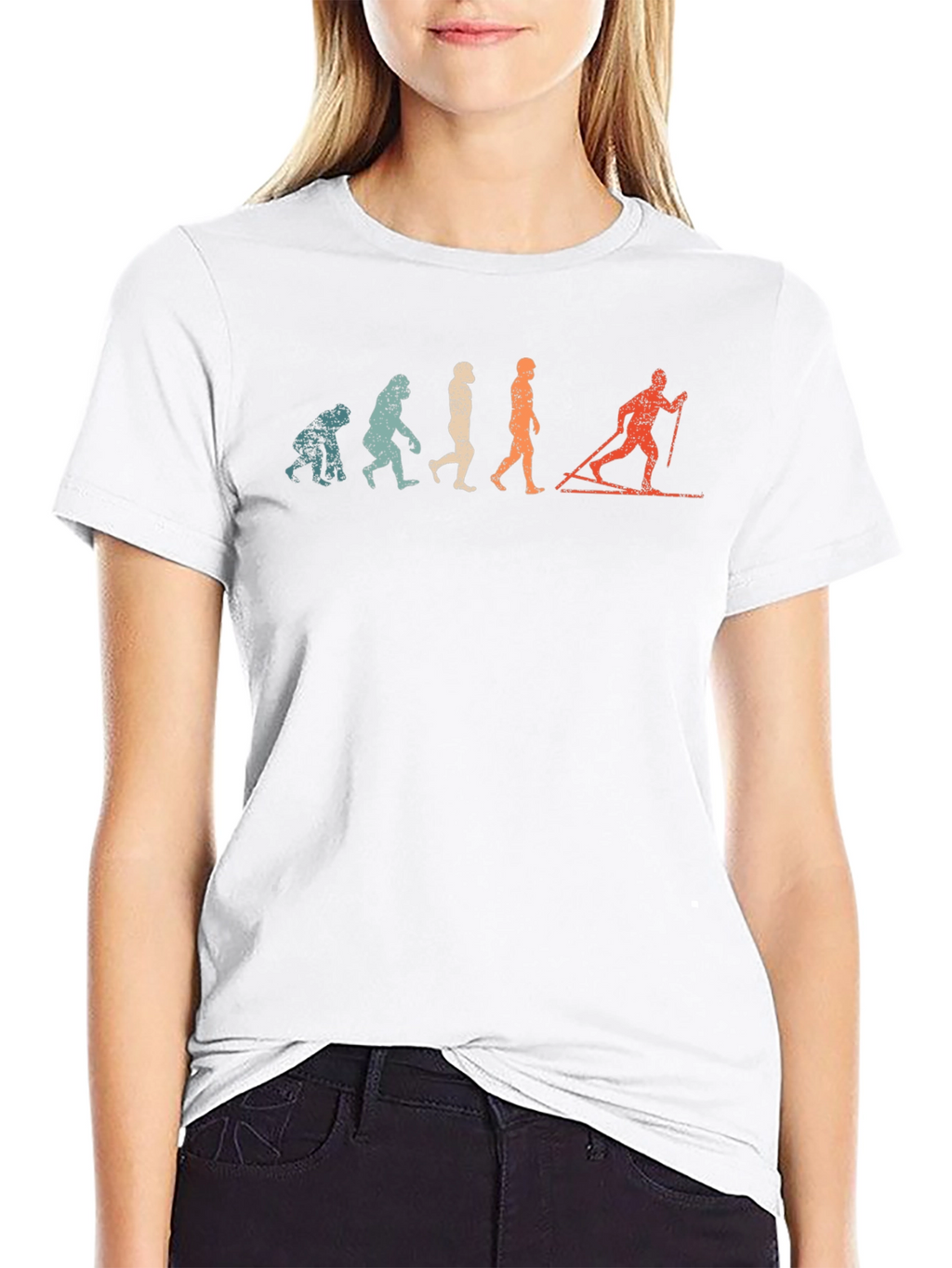 Evolution of Skiing T-Shirt