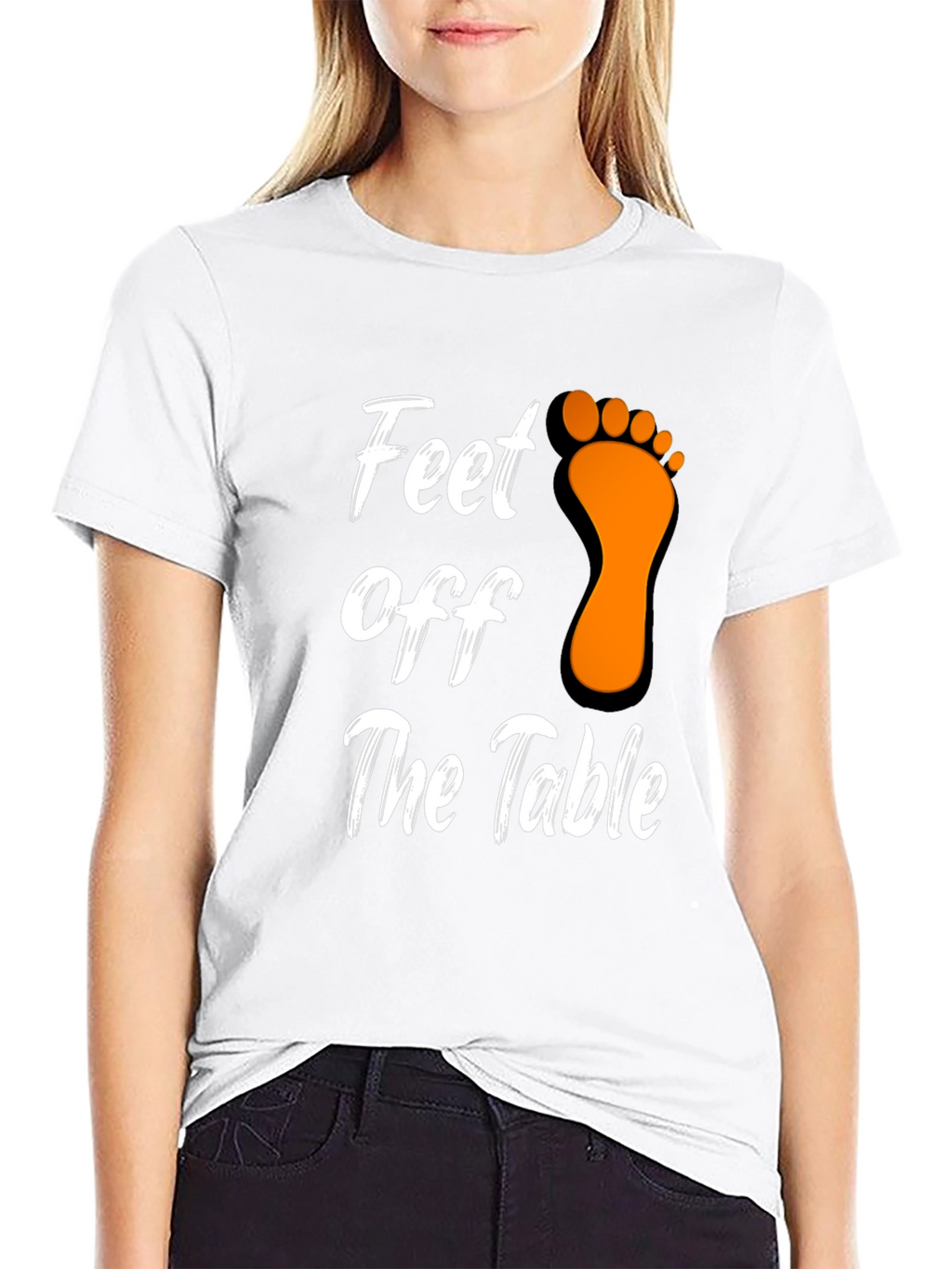Feet Off The Table Graphic T-Shirt