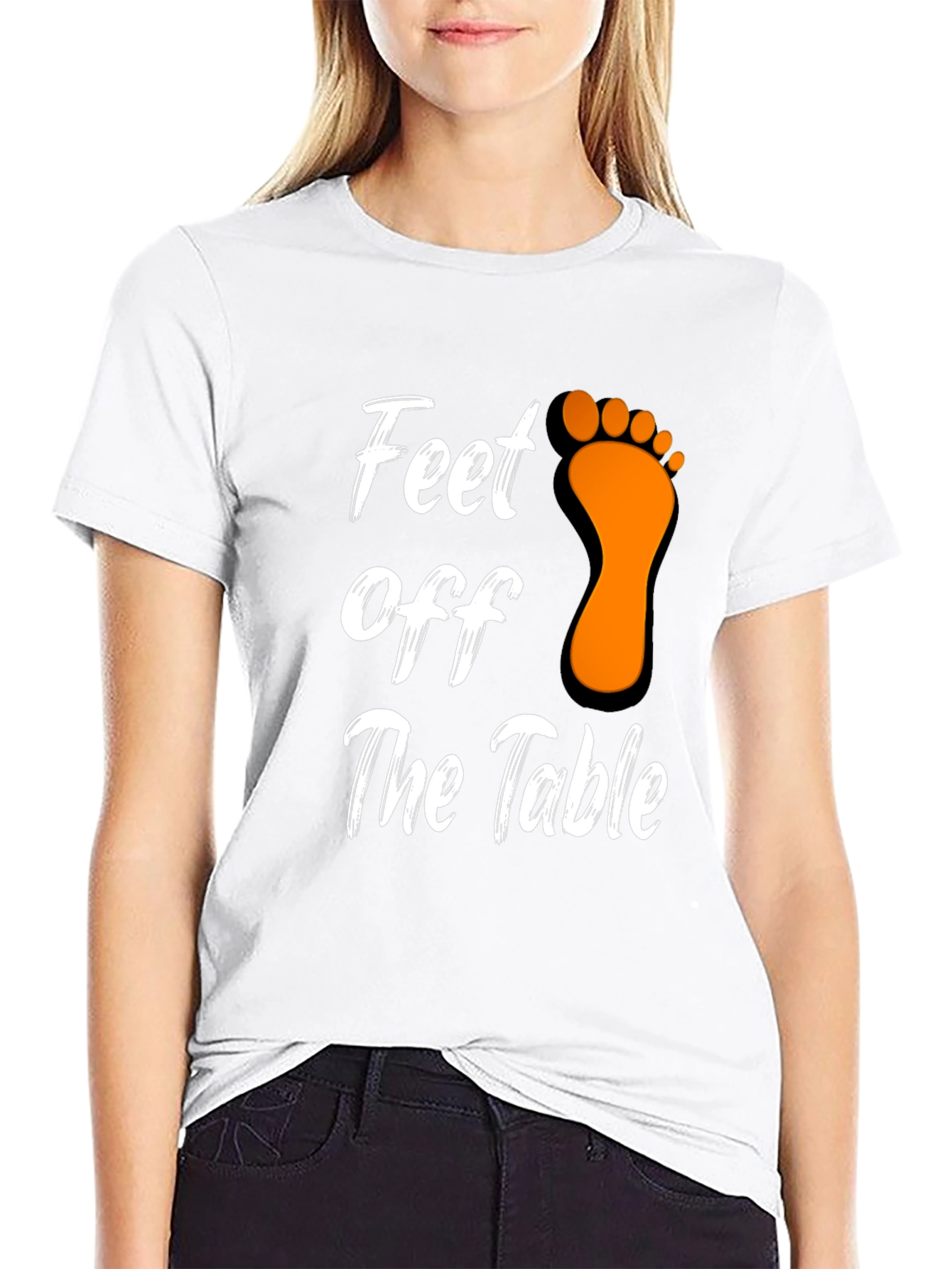Feet Off The Table Graphic T-Shirt