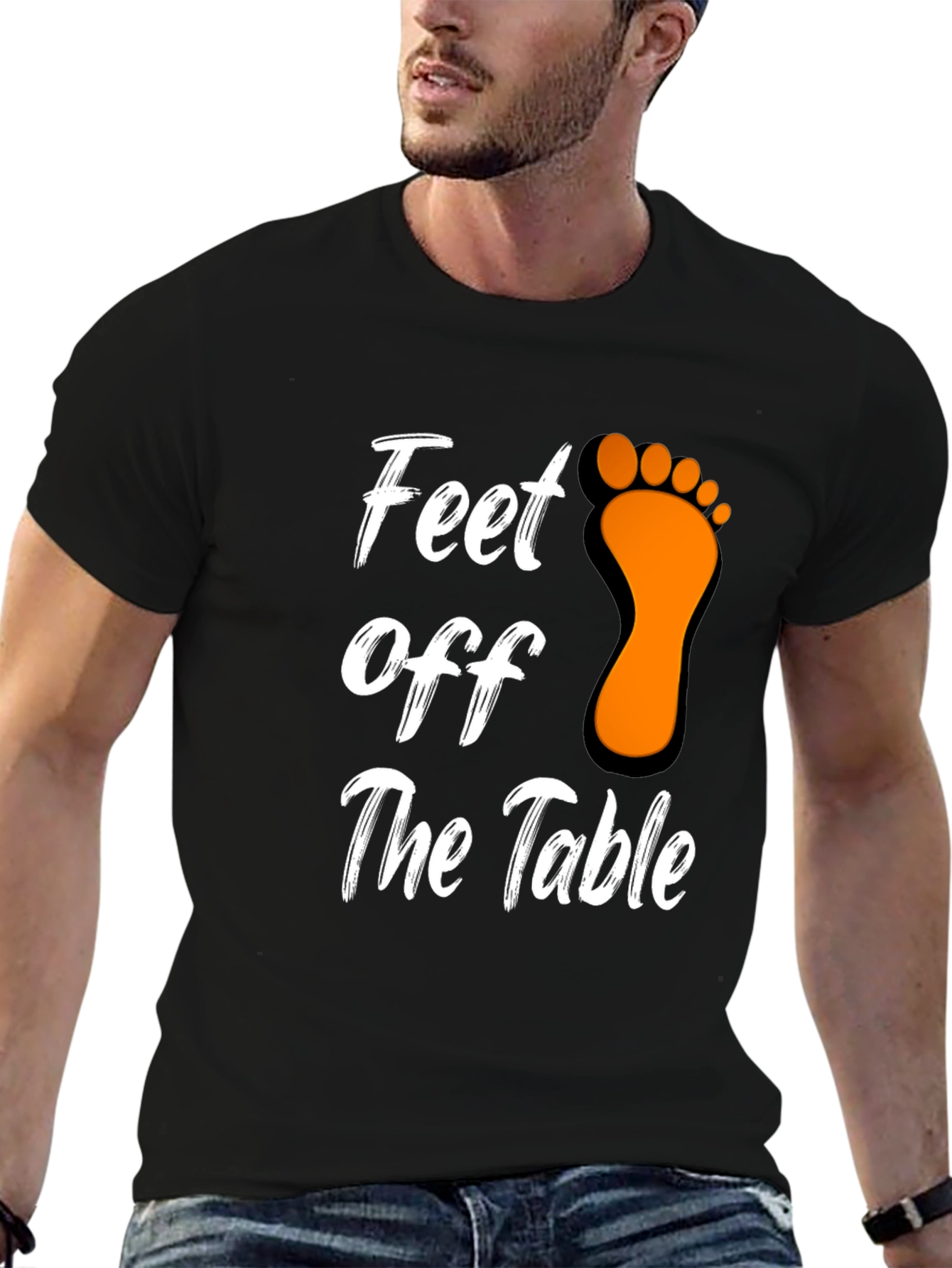 Feet Off The Table Graphic T-Shirt