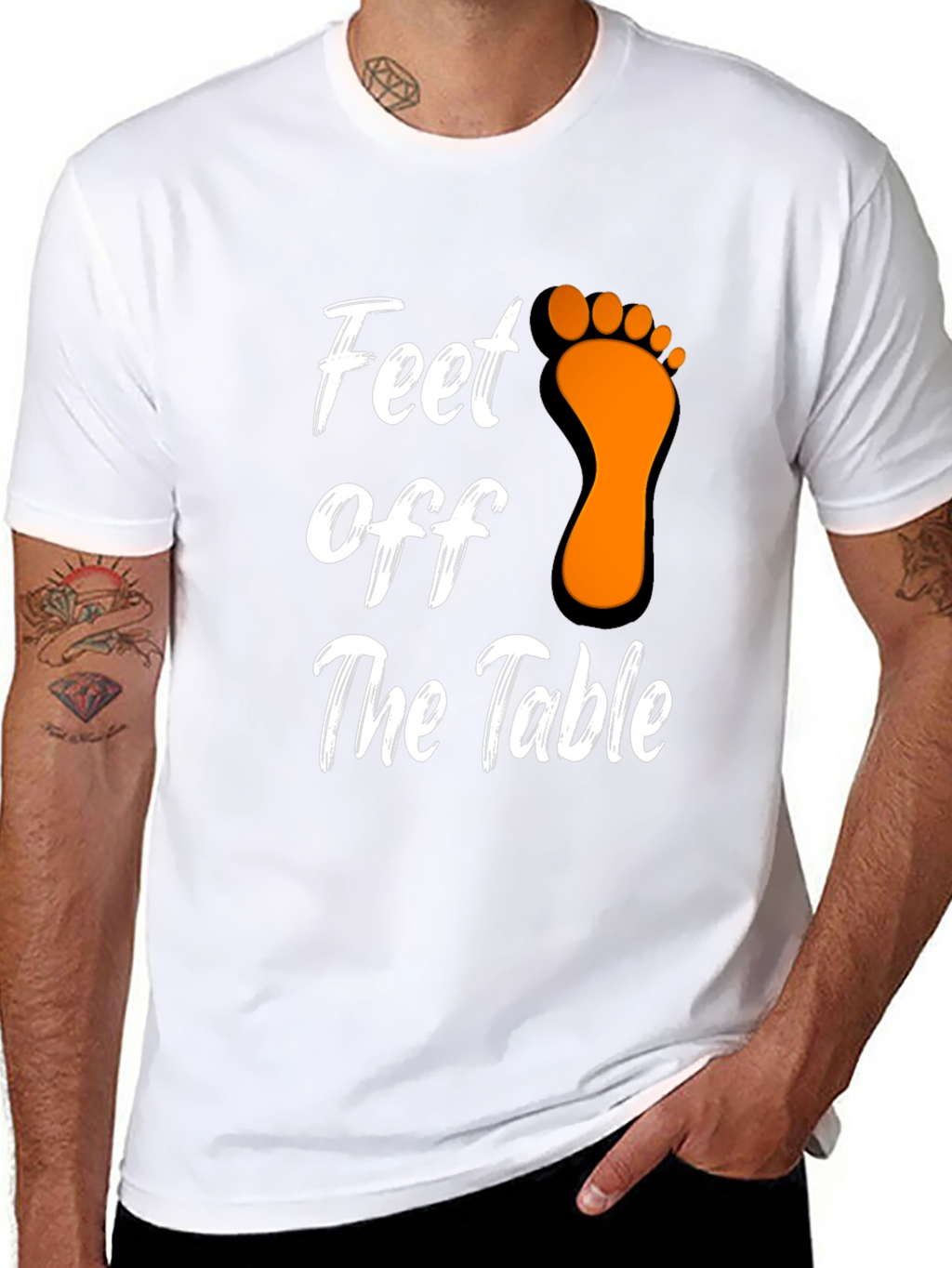 Feet Off The Table Graphic T-Shirt